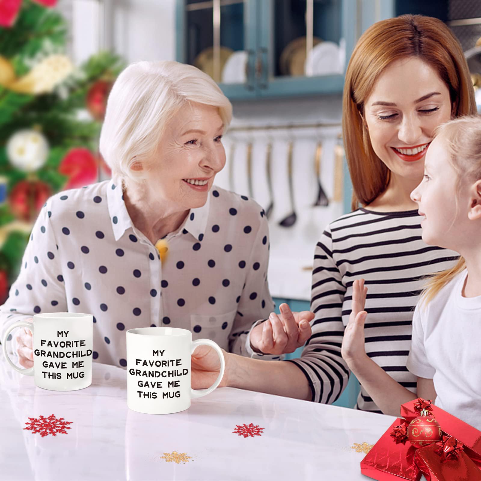 Tazza mug 11 oz Caro papà dedica divertente da parte di figlia femmina, Ti voglio bene, la tua figlia preferita! Festa del Papà