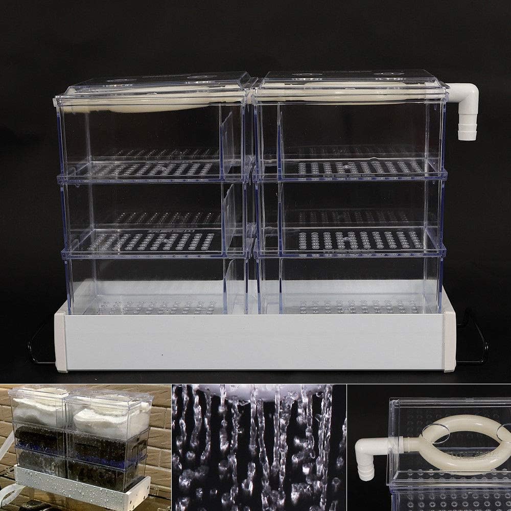 Rungfa Aquarium Water Box Drip Tube External Filter Fish Tank 6-Drawer Transparent Best