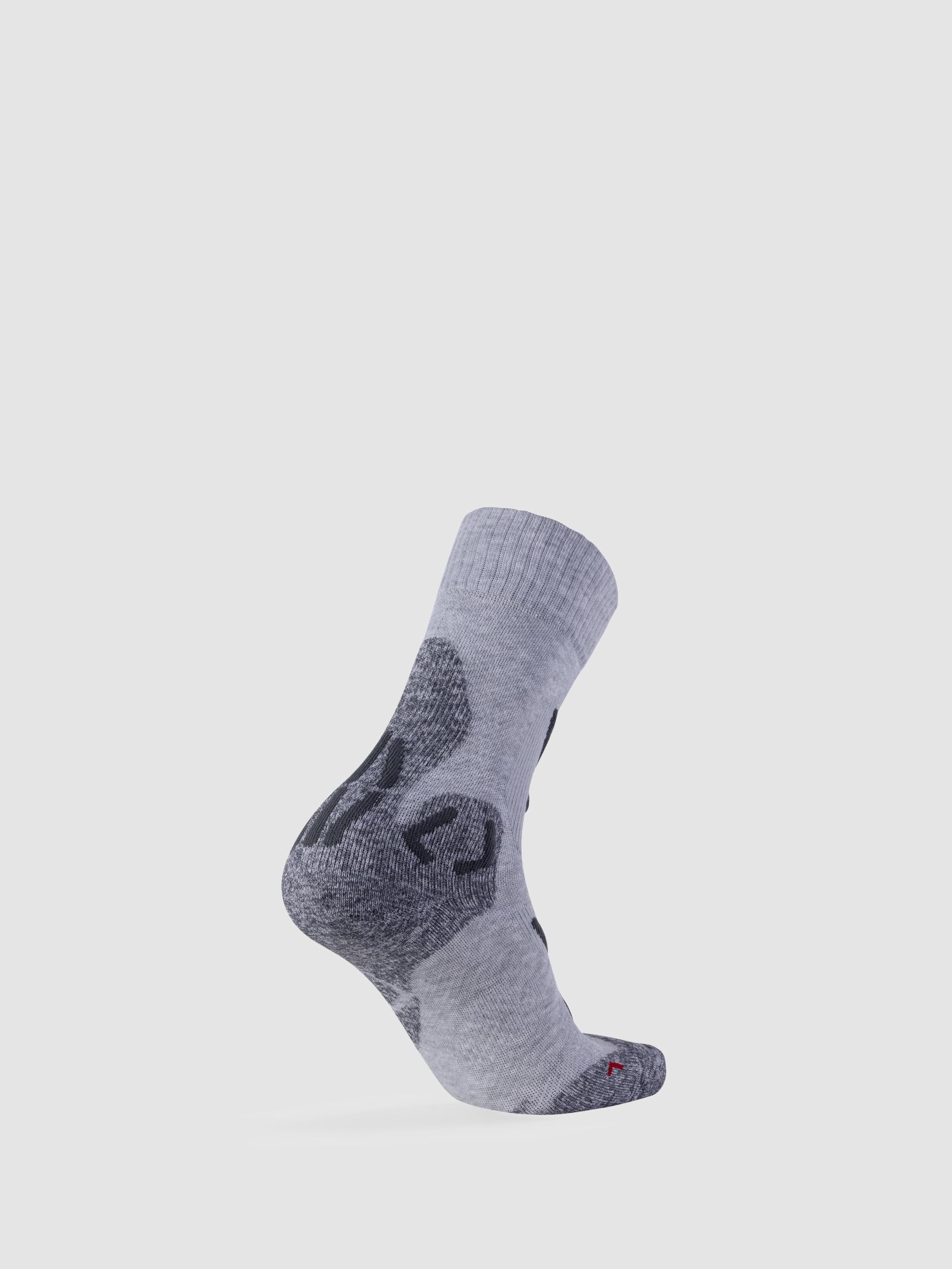 UYN damskie skarpety trekkingowe Explorer Comfort szary Light Grey Melange/Anthracite 37-38