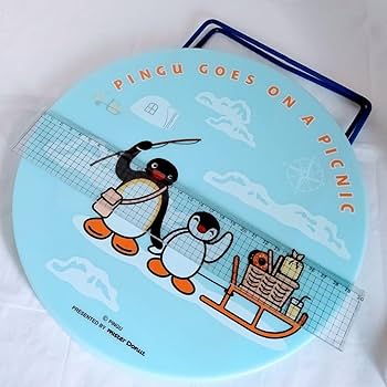 Amazon.co.jp: ピングー ミニテーブル 青 ブルー ミスタードーナツ