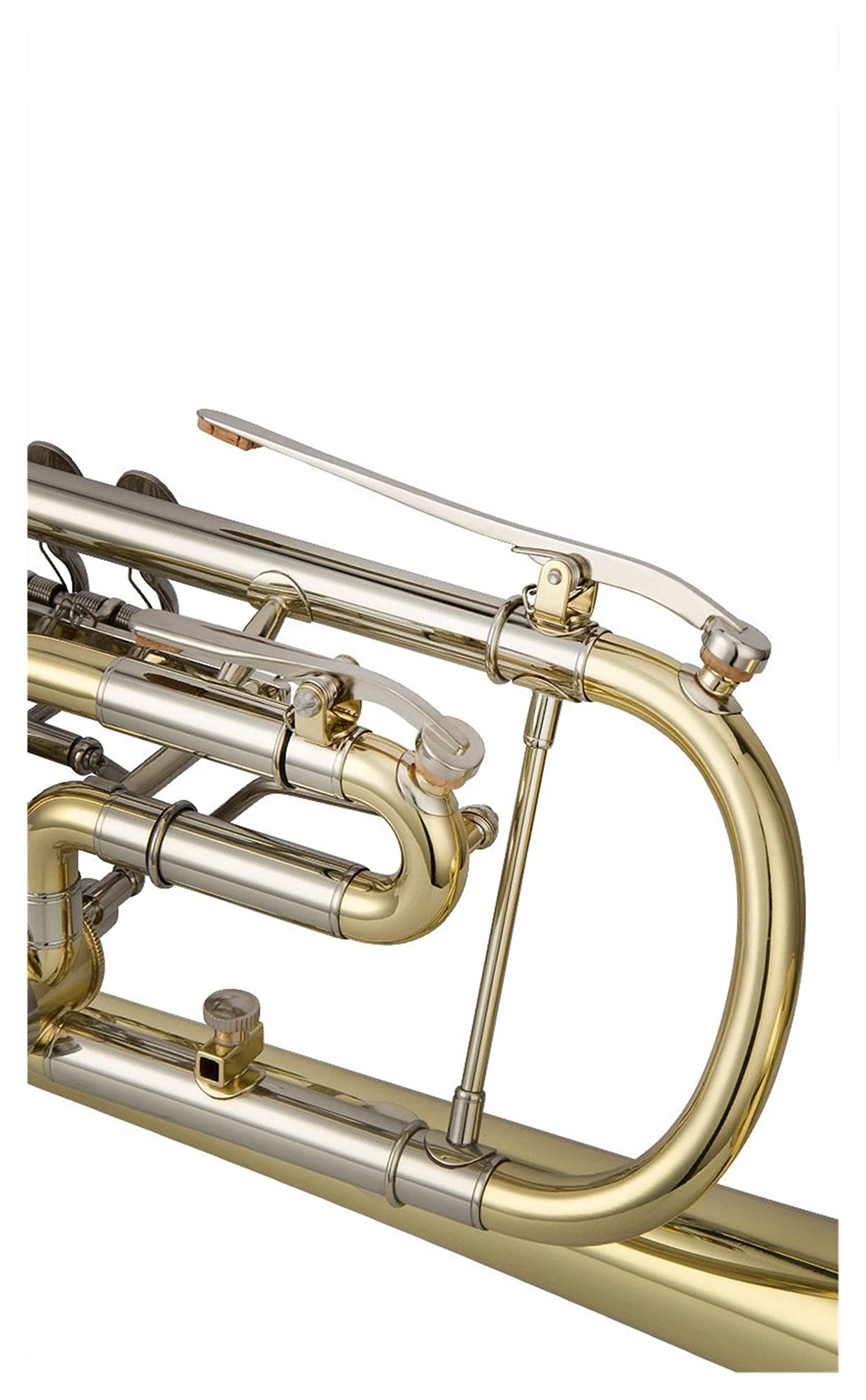 B-Flat-Trompete-Flache Schlüssel-Trompete Lackiertes Gold-Messing-Trompeten-Musikinstrument Trompeten Anfänger