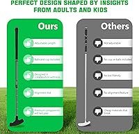 Vista 7 de Putter de golf, palos de golf para hombres y mujeres, mini putter, juego de palos de golf, juego de golf en cubo, putters de dos vías incluye