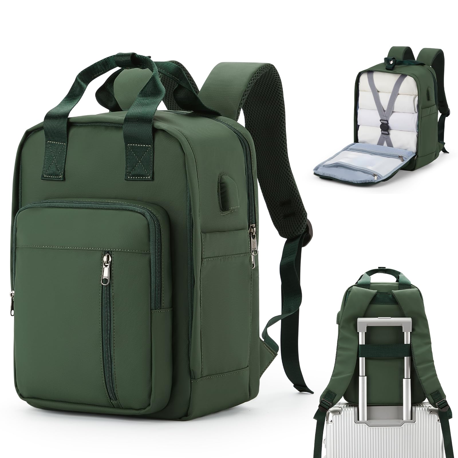 HPLQQRyanair Hand Luggage Backpack 40 x 20 x 25 cm Hand Cabin Luggage Travel Backpack Easyjet Under Seat Hand Luggage Backpack Airplane Weekender Bag Hiking Backpack Casual Daypack