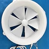 Portable Wind & Water Hybrid Turbine Generator, Small Outdoor Hydroelectric Generator 6-Blade Quick-Start Micro Turbine Outdoor/Camping/Emergency Power