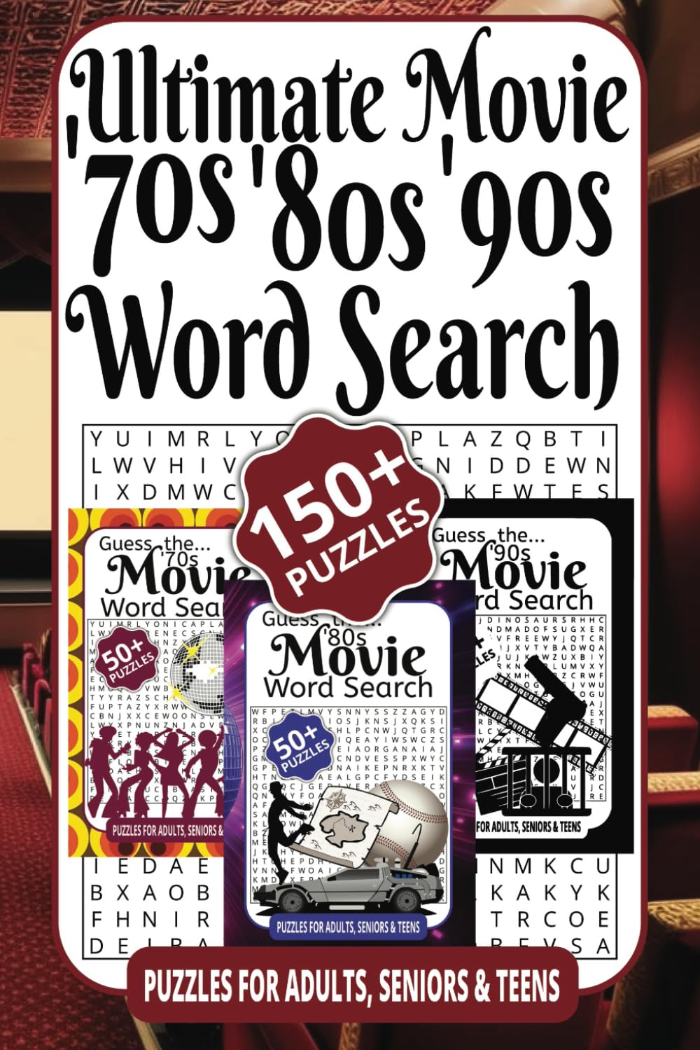 Ultimate Movie '70s '80s '90s Word Search: A Retro Word Search Adventure Through Three Iconic Decades