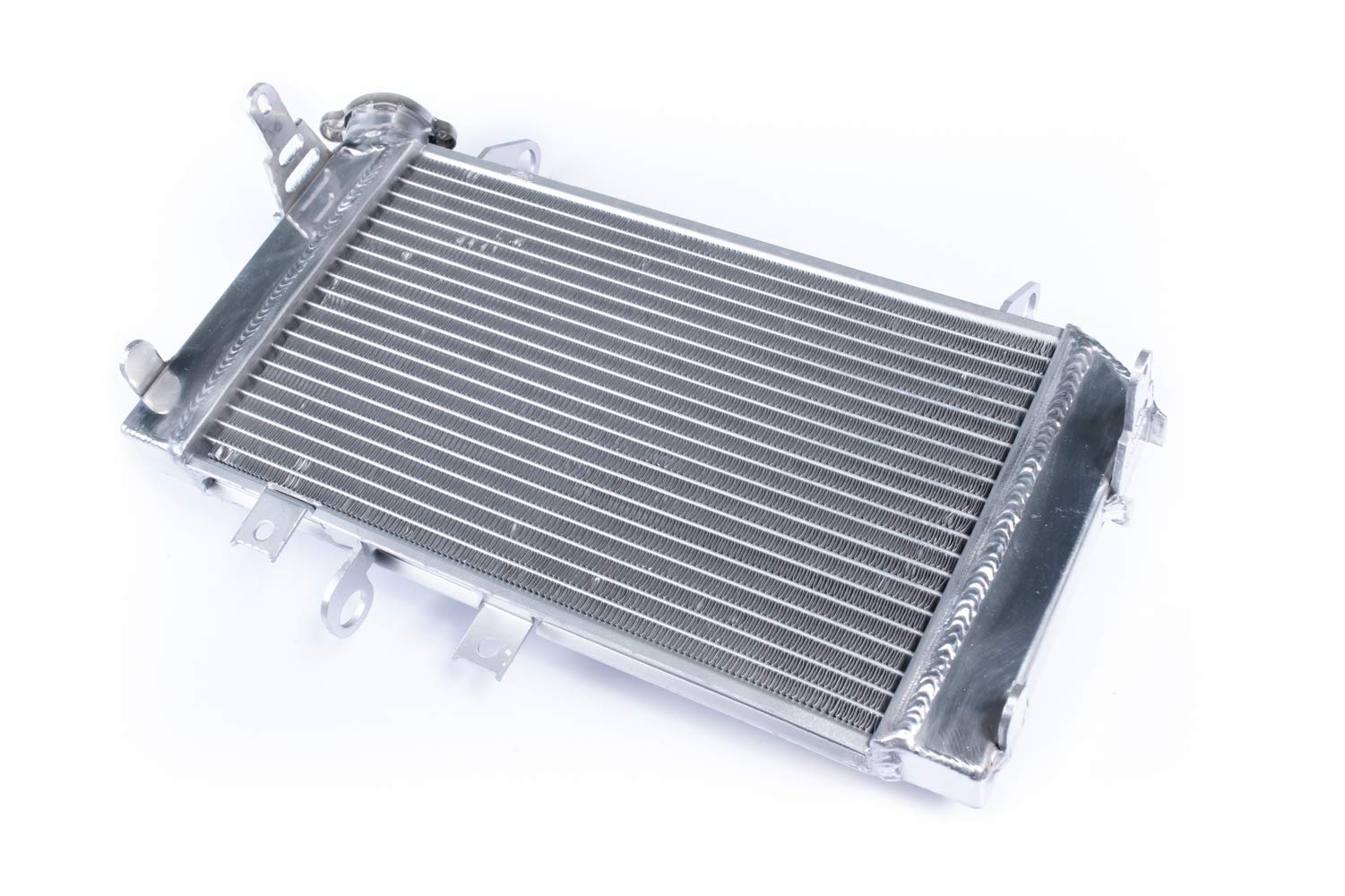 avdb-moto Radiador de Agua compatible con SUZUKI GLADIUS 650 SFV WVCX 2009-2016 Plata Racing de Recambio
