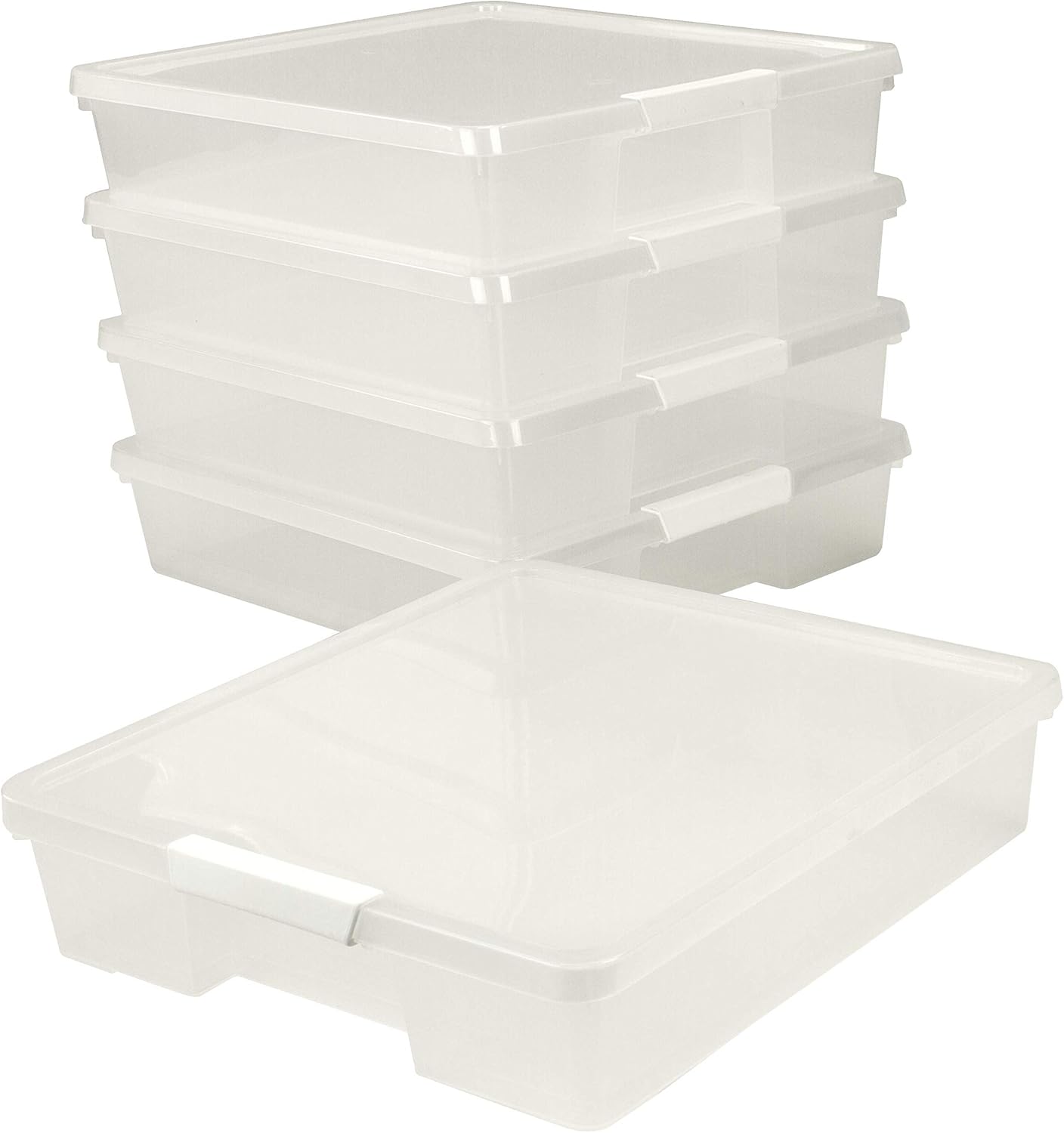 Storex Classroom Craft Project Box Stacking Plastic