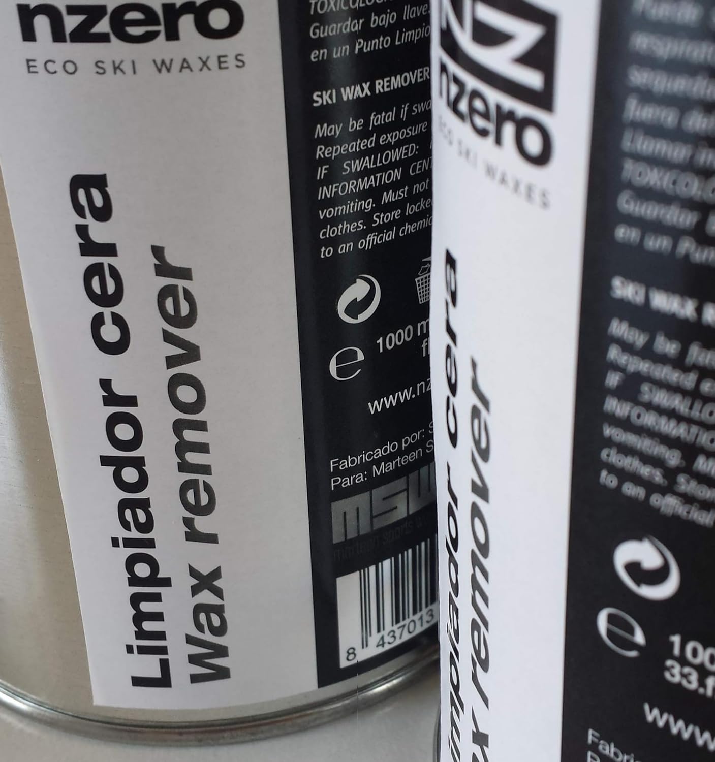 Limpiador de Cera Esquís Snowboard NZEROWAX 1000ml