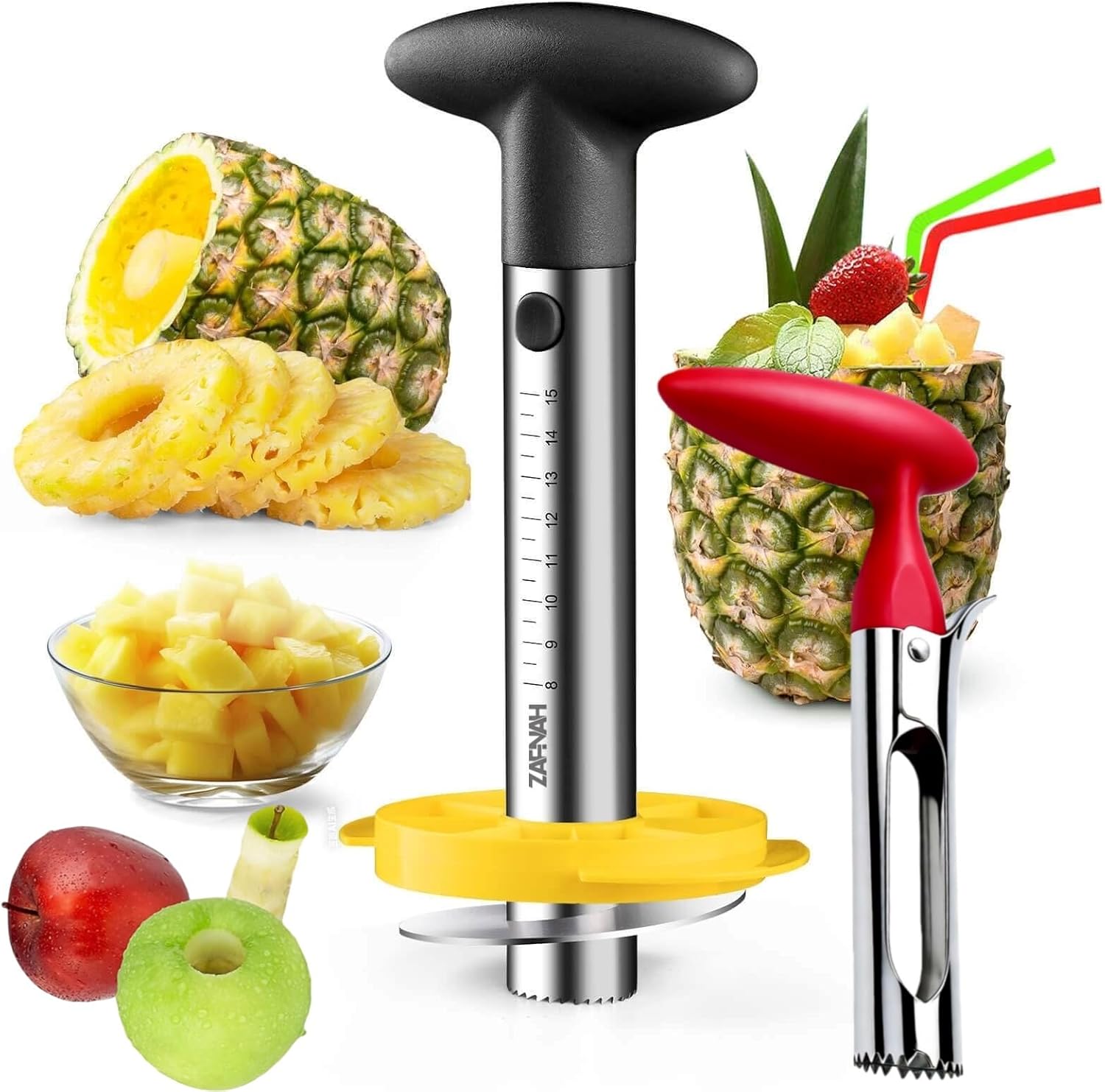 Pine Corer and Slicer Tool, Pine Cutter and Corer, Stainl