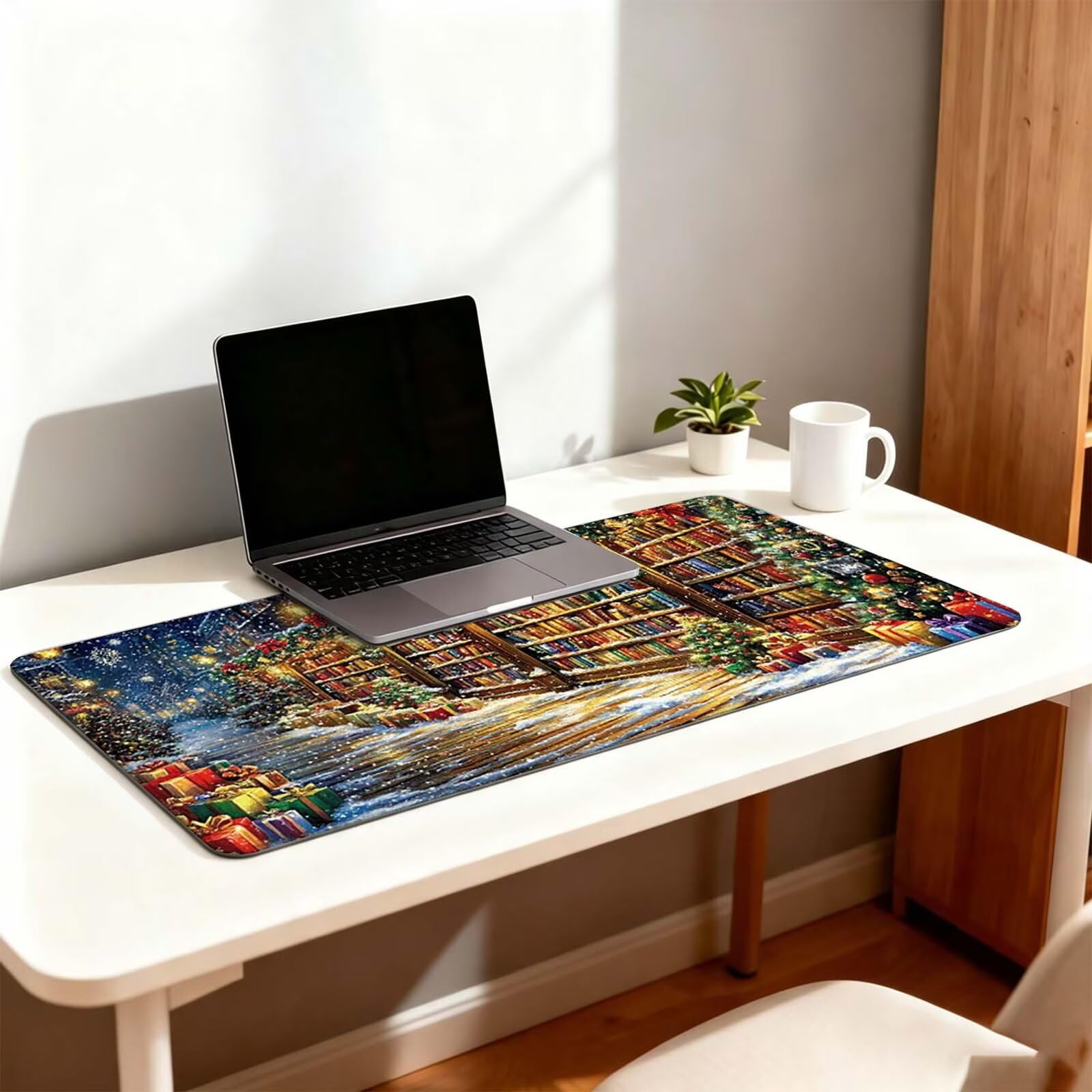 Alfombrilla Ratón 1000x500cm - Estante para Libros Mouse Pad XXL g811g-377