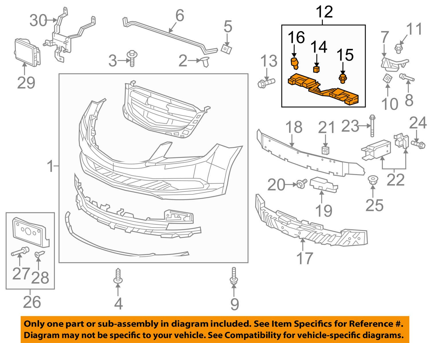 Amazon.com: GM 90922349 SUPPORT ASM-FRT BPR FASCIA CTR