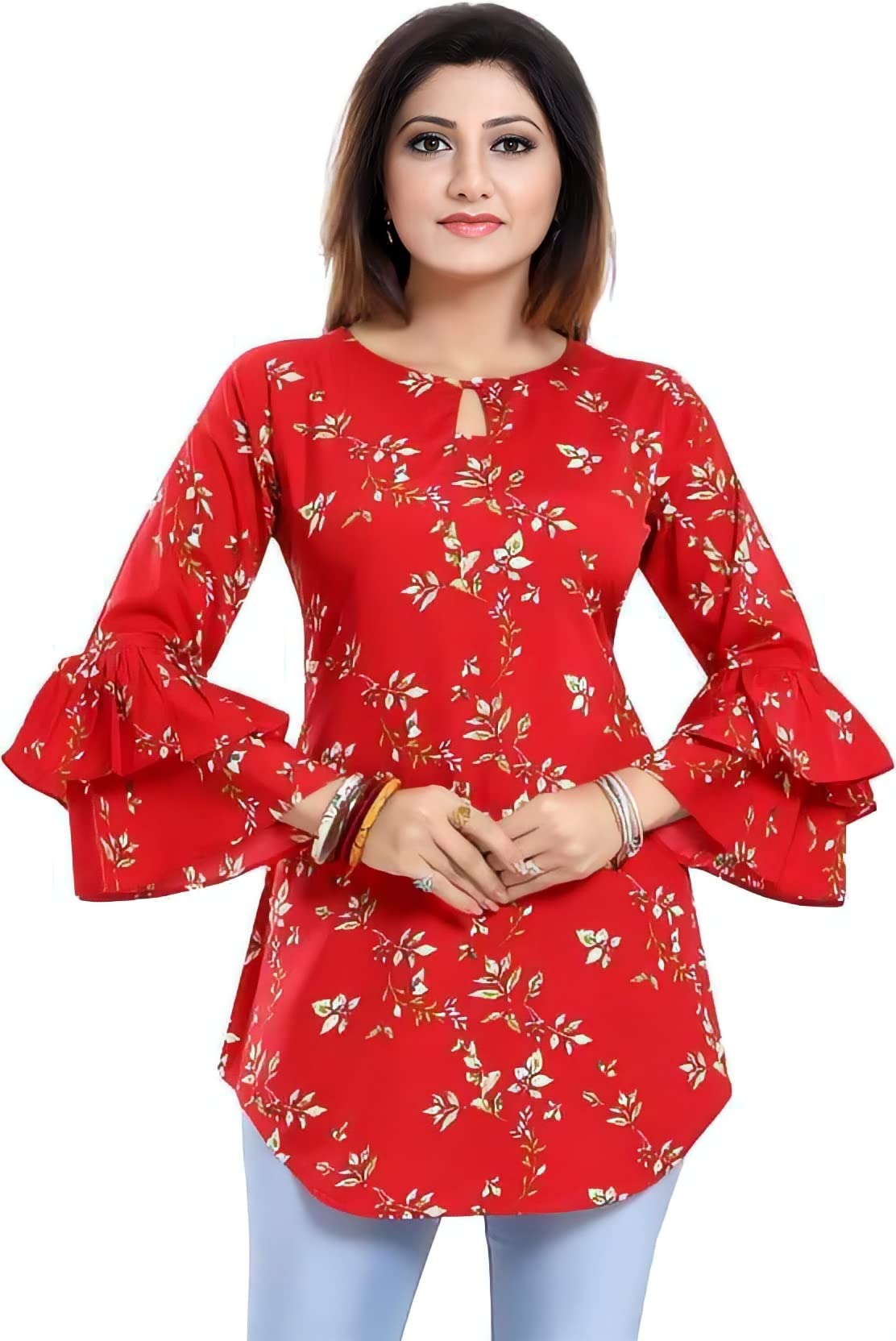 HEMANGFashion Rayon CutPiss Kurti