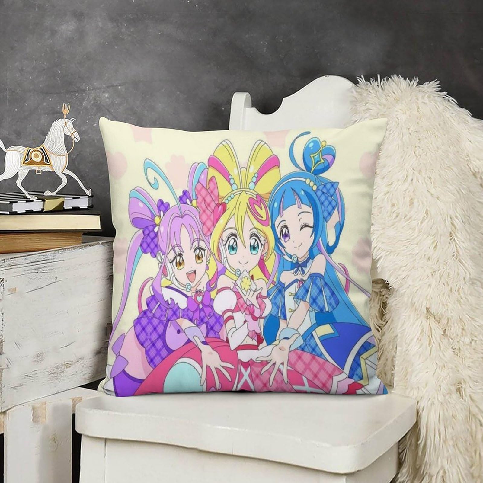 プリキュア　まくらカバー Amazon｜プリキュア 枕カバー 60×60cm ピローケース 防ダニ 抗菌