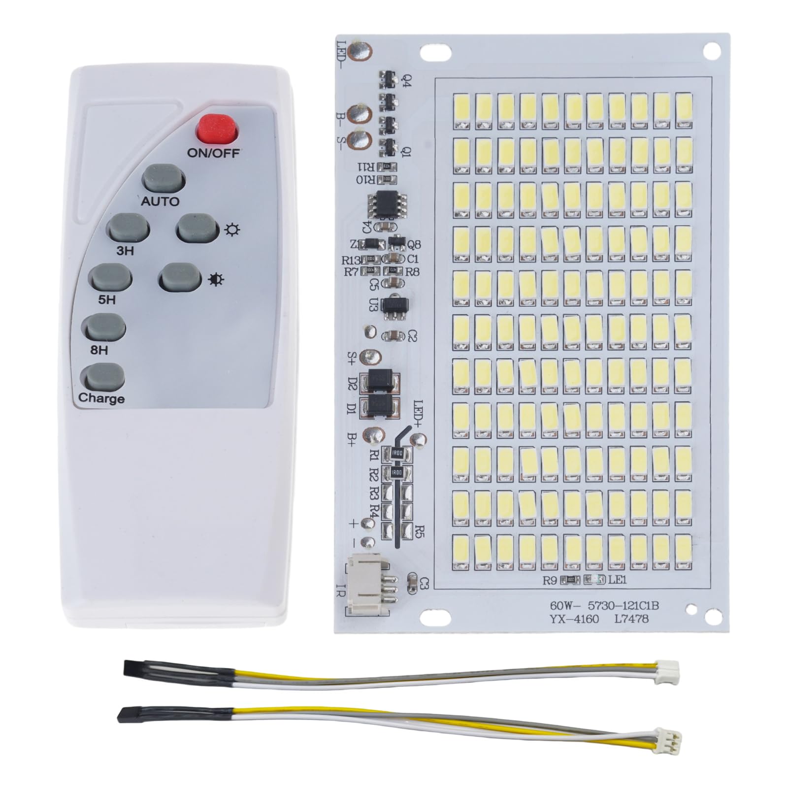 25W / 40W / 60W / 100W / 200W LED Solar Lighting Control Panel Board Lamp Integrated Board with Remote for Outdoor Landscape Light High Brightness with Timer / Remote for Outdoor Landscape Lighting