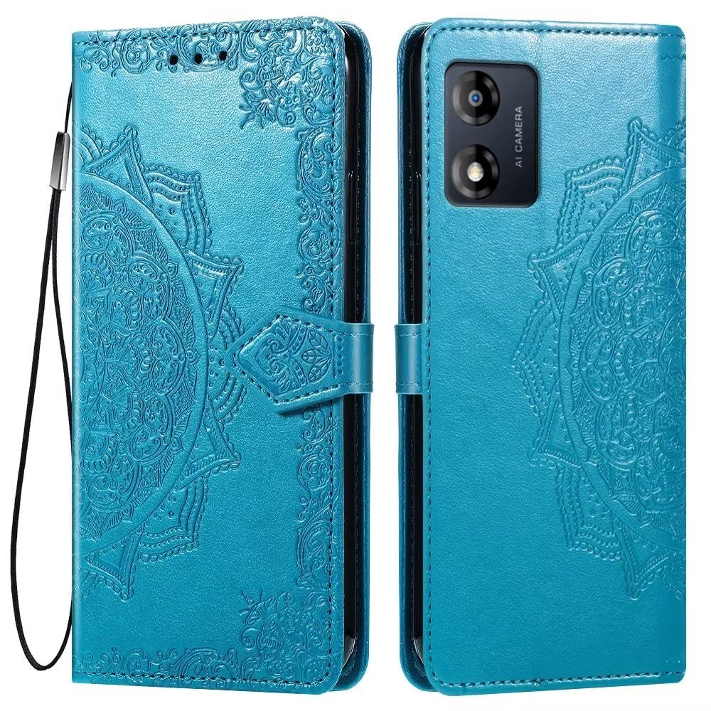ICatchy Custodia A Portafoglio Con Supporto Per Motorola Moto E7 (2020) - Pelle PU Viola