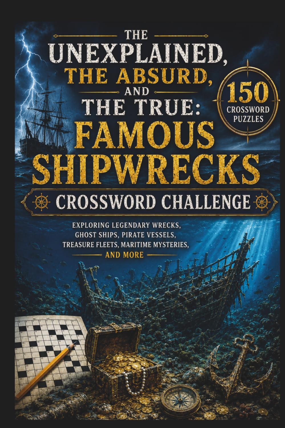 The Unexplained, The Absurd, and The True: Famous Shipwrecks Crossword Challenge: 150 Crossword Puzzles Exploring Legendary Wrecks and More