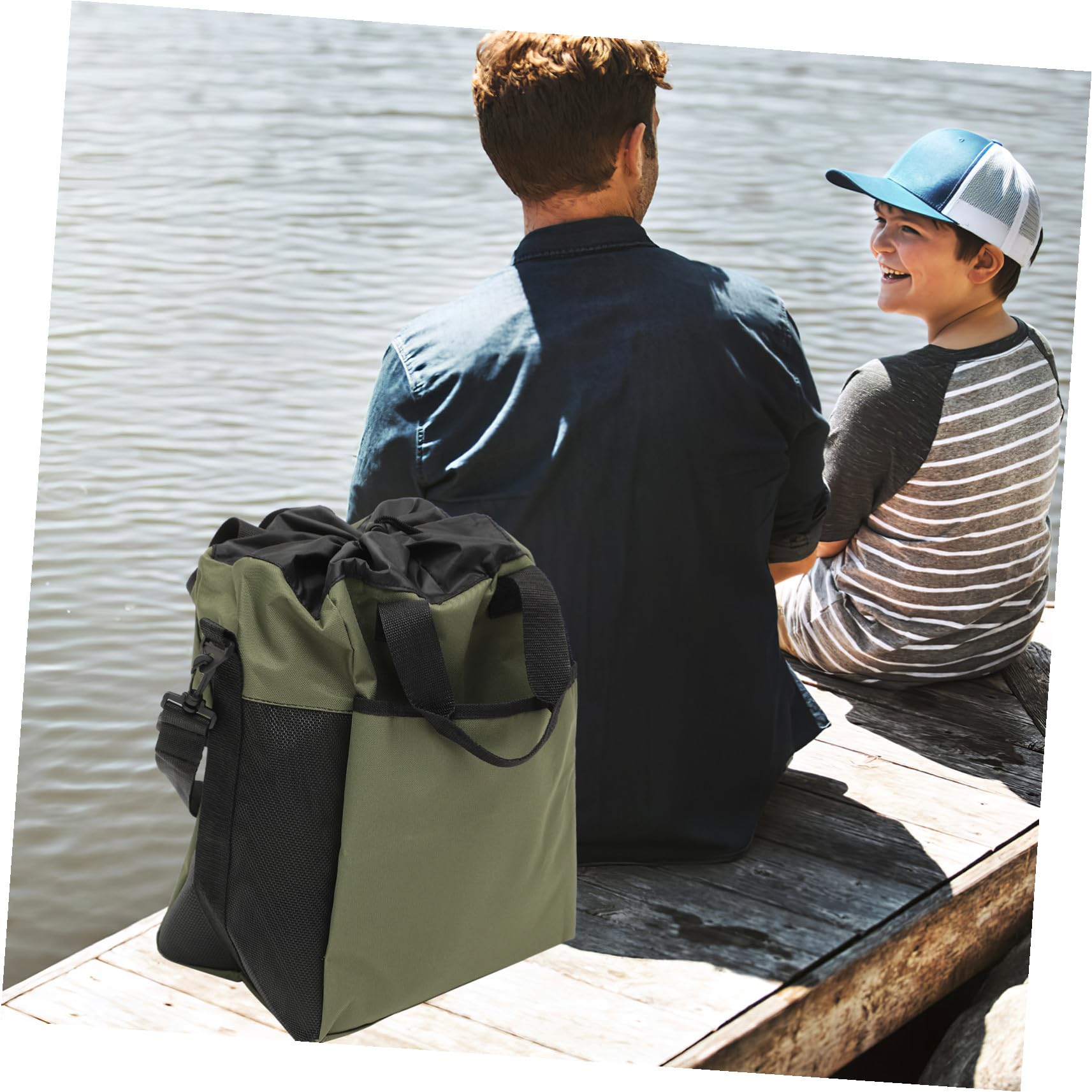 Abaodam Borsa Porta Stivali da Pesca Oxford Rete Traspirante, Organizer per Scarponi da Pesca e Stivali Antipioggia, per Attività All'aperto