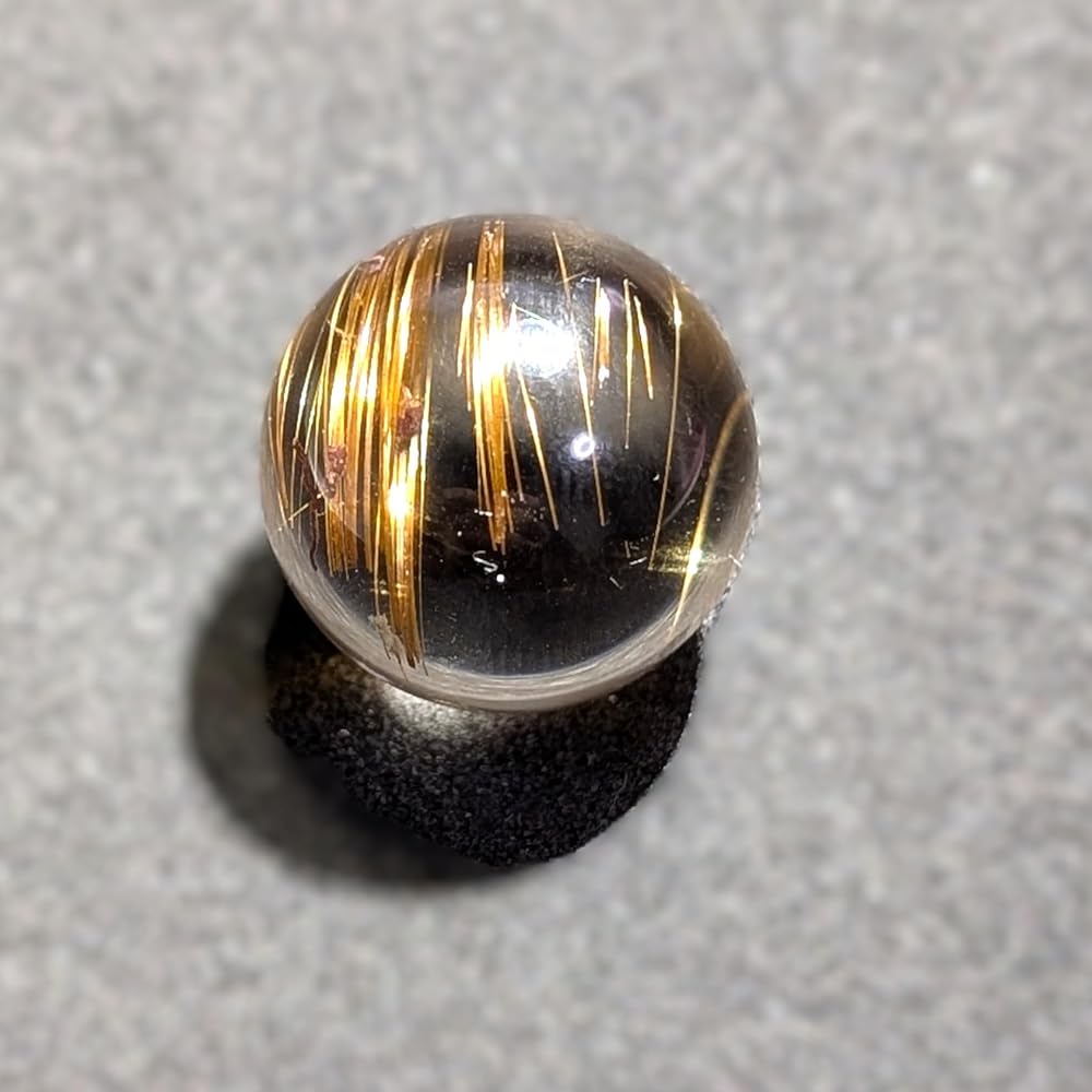 Amazon.co.jp: タイガータイチンルチル スフィア 18ミリ クリスタル