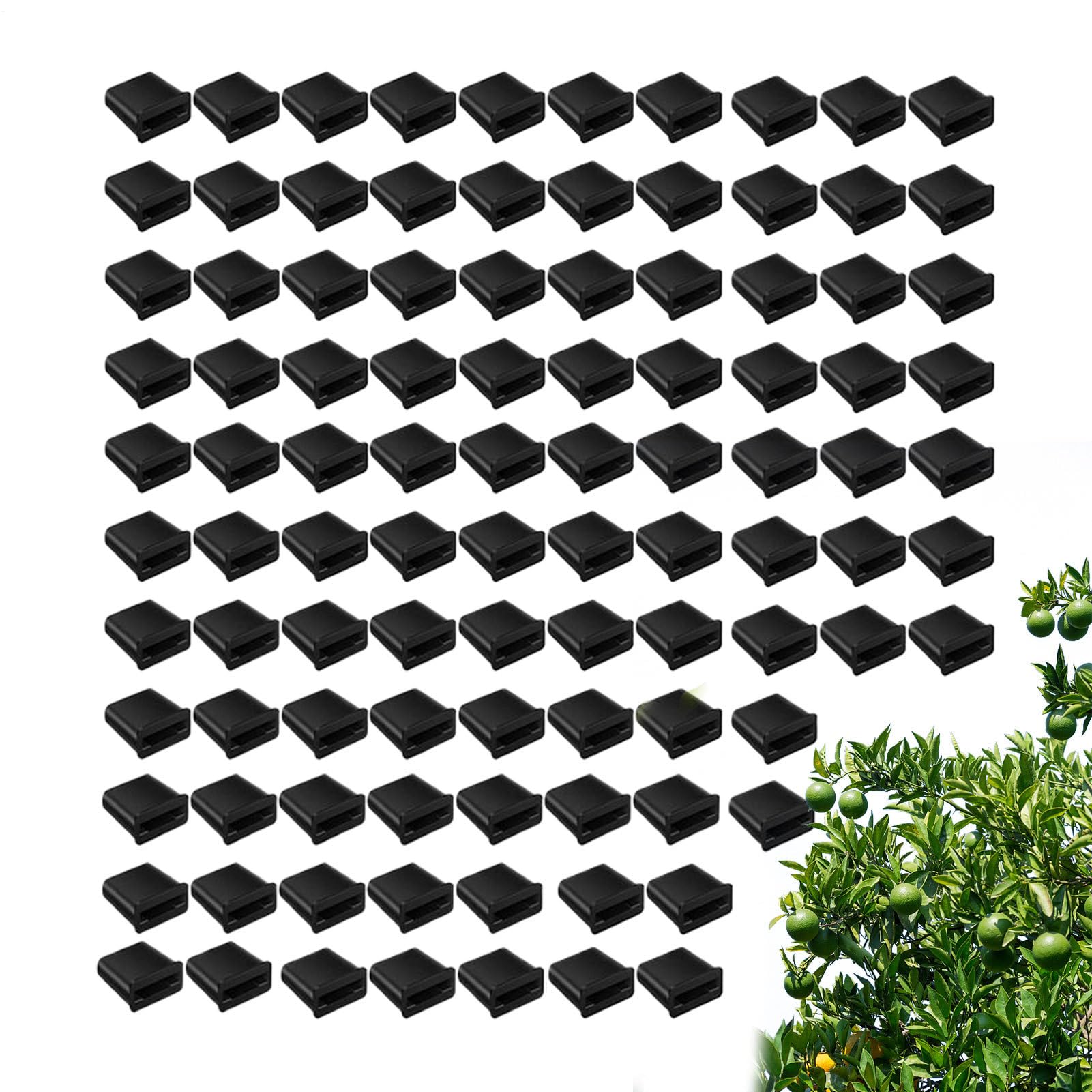 Bouchon d'irrigation goutte à goutte 16mm pliable pour fermes et potagers - Lot de 100
