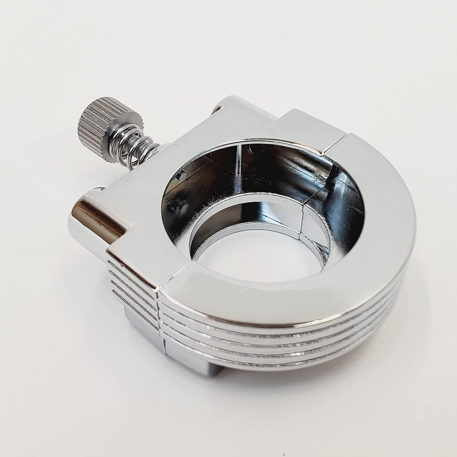 Chrome Dual Throttle Cable Housing Clamp/Collar for 1981-1995 Harley Big Twin FX/FL, Softail, Dyna, FXR, Tour/Road Glide, Electra/Wide Glide, Sportster - Replaces HD# 56392-77 & 56395-81