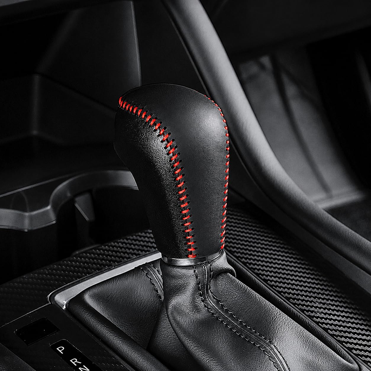 Amazon.com: Great-luck Leather Gear Shift Knob Cover for Mazda CX