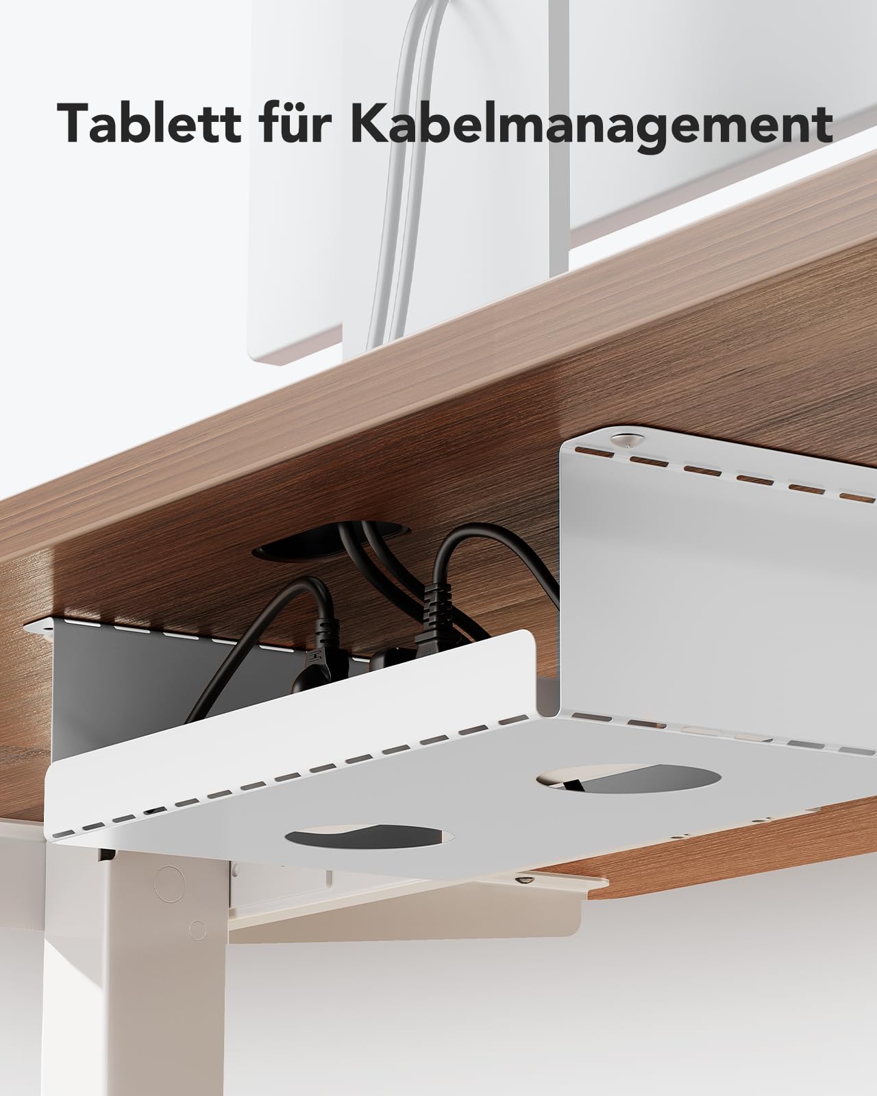 HUANUO Höhenverstellbarer Schreibtisch Gestell mit 2 starken Motoren, T-förmige Schreibtisch Gestell Höhenverstellbar aus Stahl in Automobilklasse,max. 228x80cm,Super Belastung 120KG