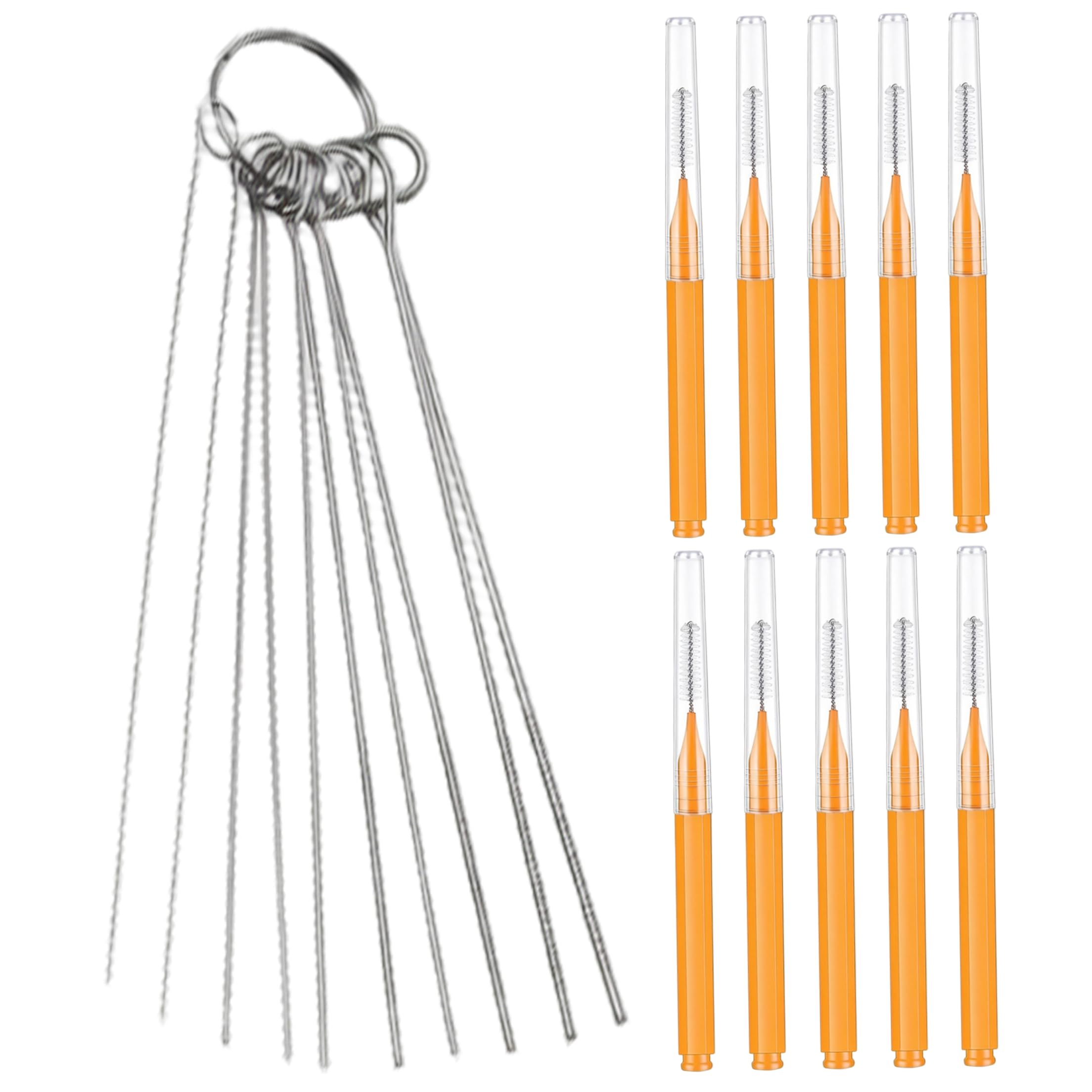 Pineeseatile 10 Set Shower Head Cleaning Brush, Shower Head Cleaner Picks & Brushes, Small Hole Cleaning Tools for Clogged Sprayers, Cleaner Picks