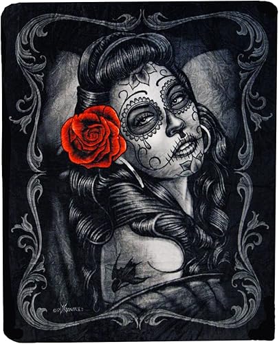 Miniatura 2 de Manta de felpa – Jaded – Cama Queen 79 x 95 pulgadas – Edición especial manta de piel sintética para camas, sofá, picnic, camping