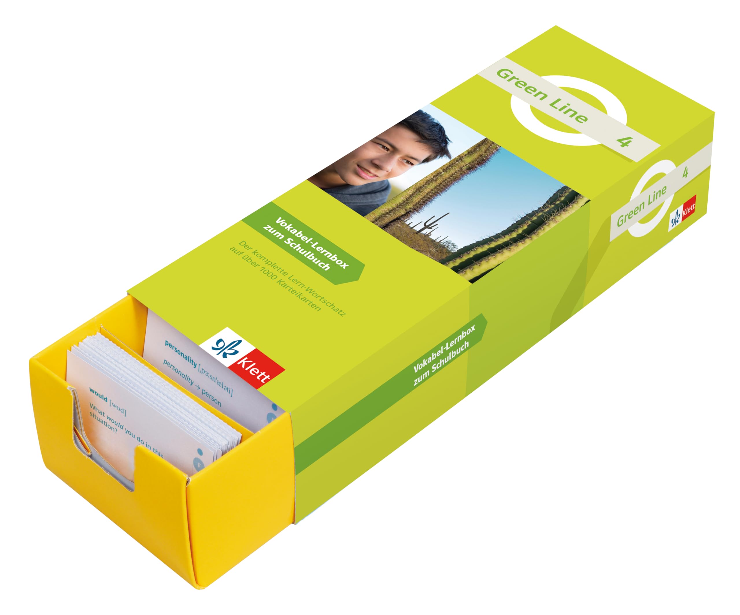 Green Line 4 (ab 2021) Klasse 8 Vokabel-Lernbox zum Schulbuch: Englisch passend zum Lehrwerk üben (Green Line. Ausgabe ab 2021)