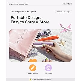 MelodySusie Pen-Shaped Portable USB Nail Drill, PC120I 20000RPM Electric Nail File with Compact Design for All Nail Care, Manicure Polishing, Shaping & Gel Removal at Home for Beginners