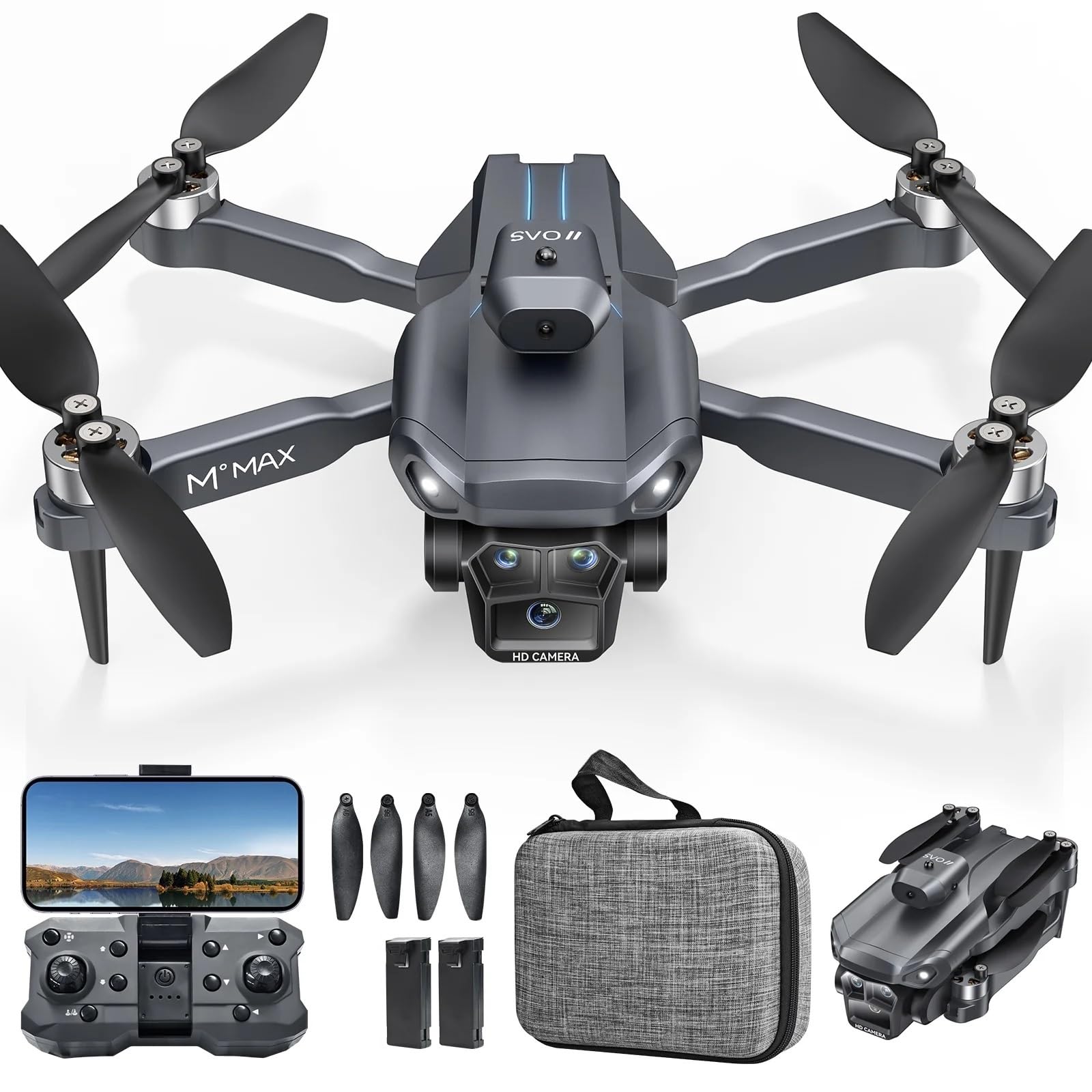 Nikheel-Drone-with-4K-Camera-WiFi-FPV-1080P-HD-Dual-Foldable-RC-Drone-Altitude-Hold-Headless-Mode-Visual-Positioning-Auto-Return-App-Control-DR3 (B0DB8DWP57) Amazon Price History, Amazon Price Tracker