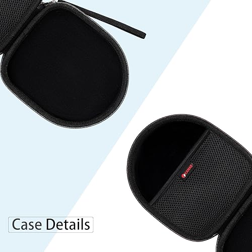 Miniatura 8 de XANAD Estuche rígido para auriculares inalámbricos Bluetooth Sony WH-CH520  WH-CH510 - Bolsa de almacenamiento protectora de viaje (gris)