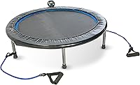 Vista 12 de Stamina Folding Trampoline with Smart Workout App, Black - Portable Fitness Rebounder for Home Gym, Cardio & Strength Training, Jumping Exercise