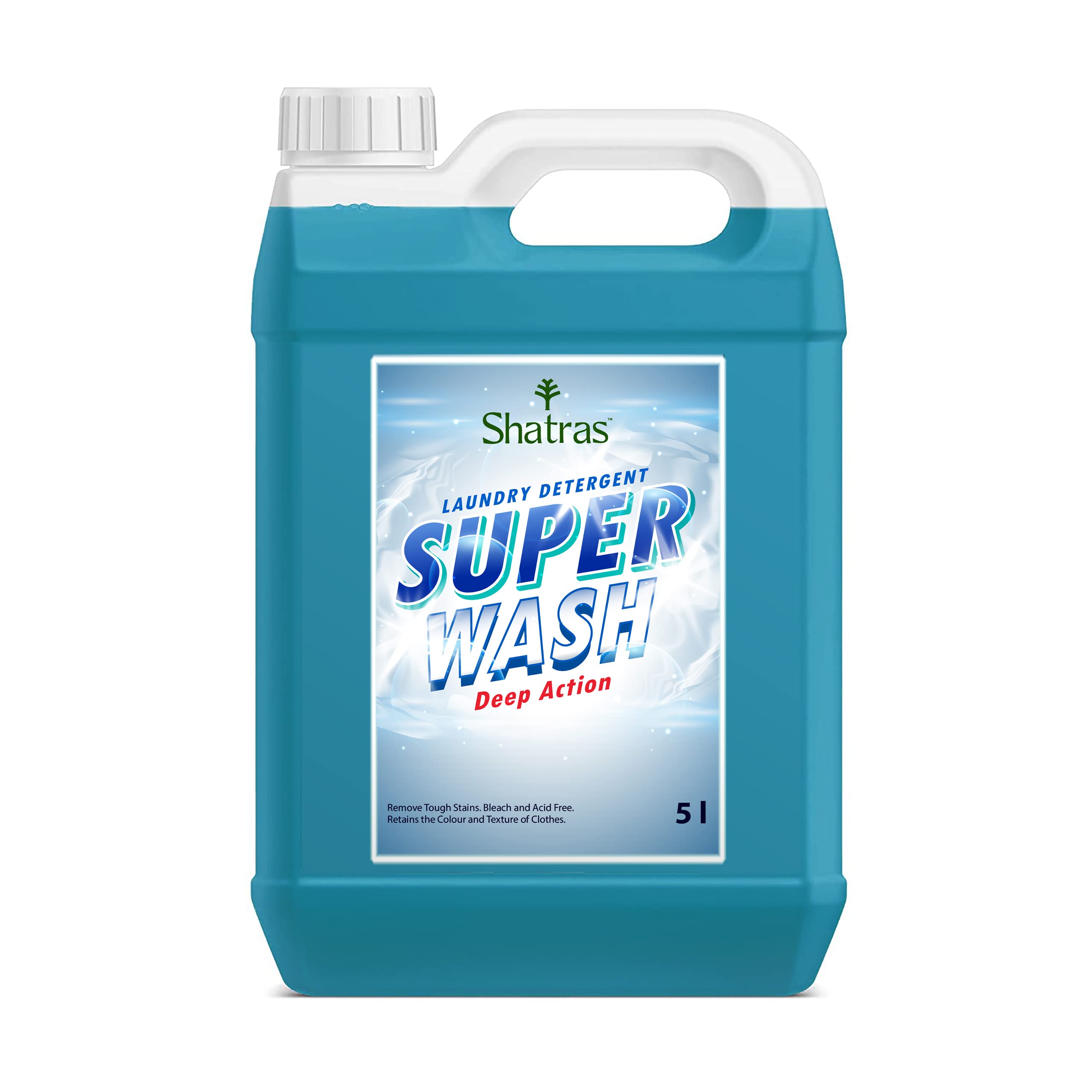 Super Wash Liquid Detergent, Laundry Liquid for Fabric Care, Suitable for Top-Load and Front Load Machine and Hand Wash, Concentrated Laundry Detergent - 5L (B0BYYWJFDG) Amazon Price History, Amazon Price Tracker