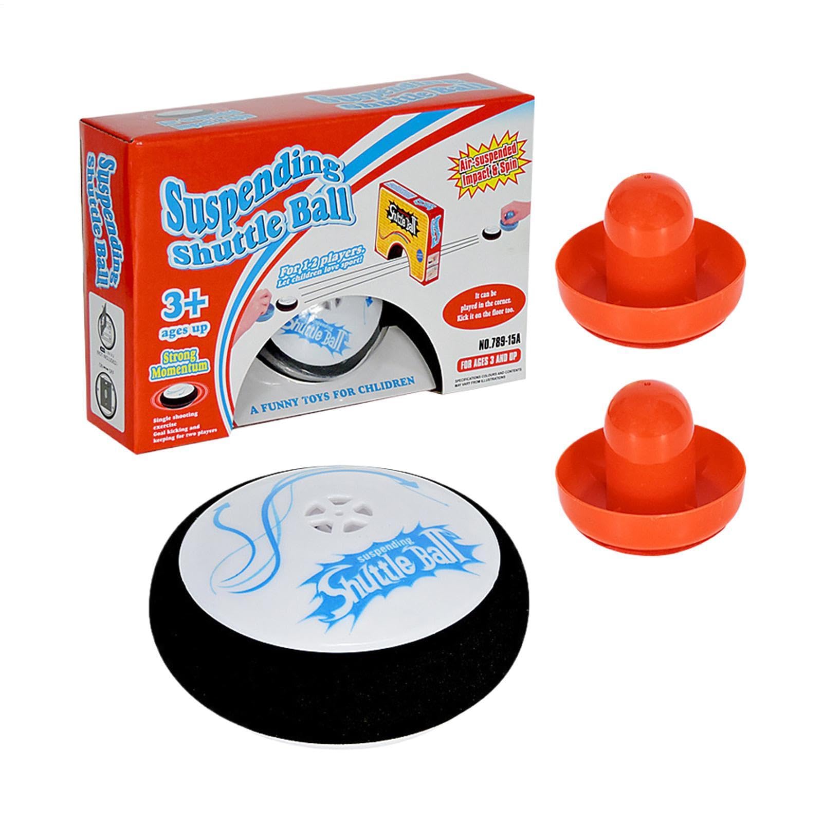 Hover Puck Game, Battery Operated, ABS, Air Hockey Hover Puck, Floating Hockey Set, Improves Reaction Skills, For Children Adult Family Outdoor Home Office School Party