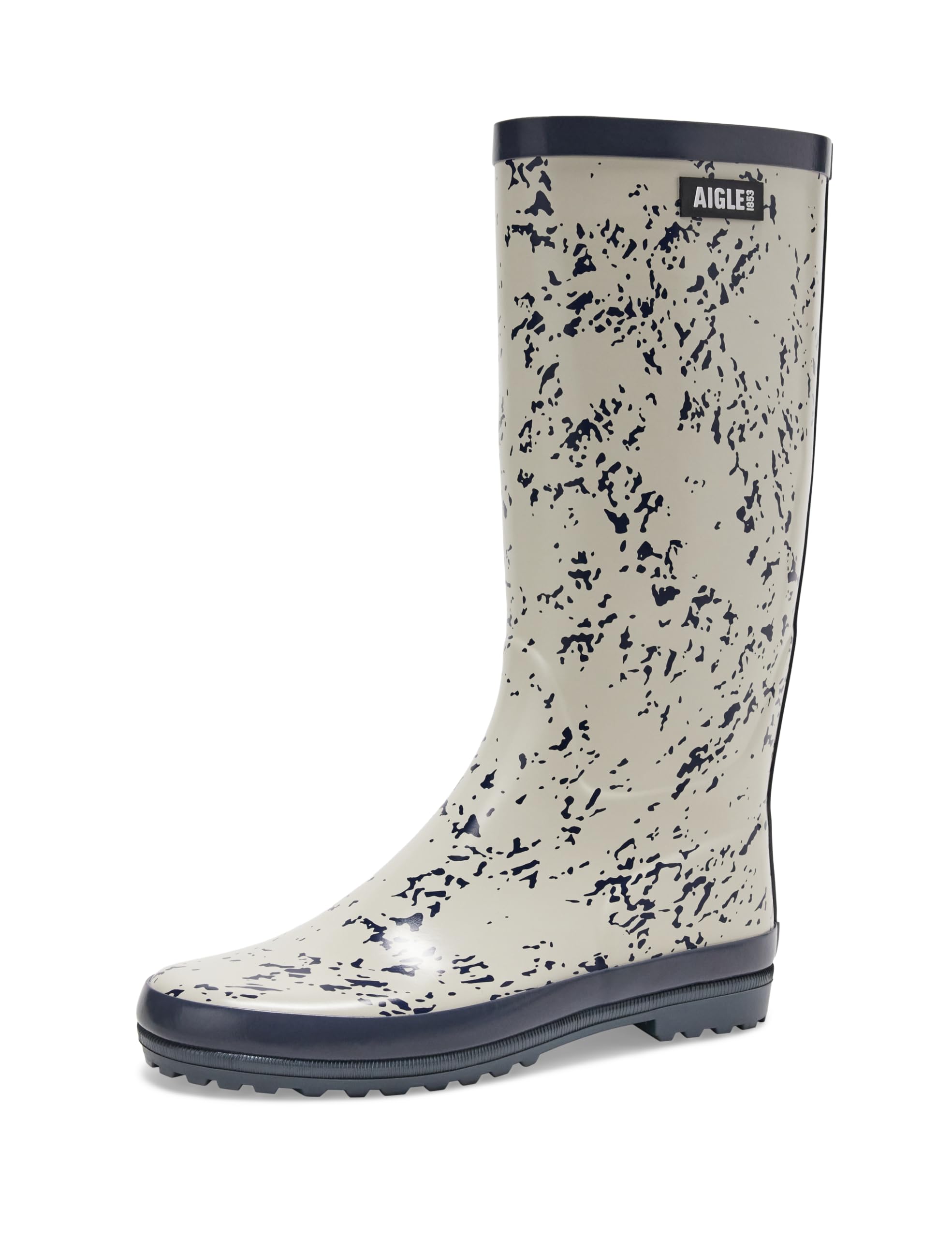 Aigle Women's Eliosa Pt Wellington Boots, Snow print, 7.5 UK