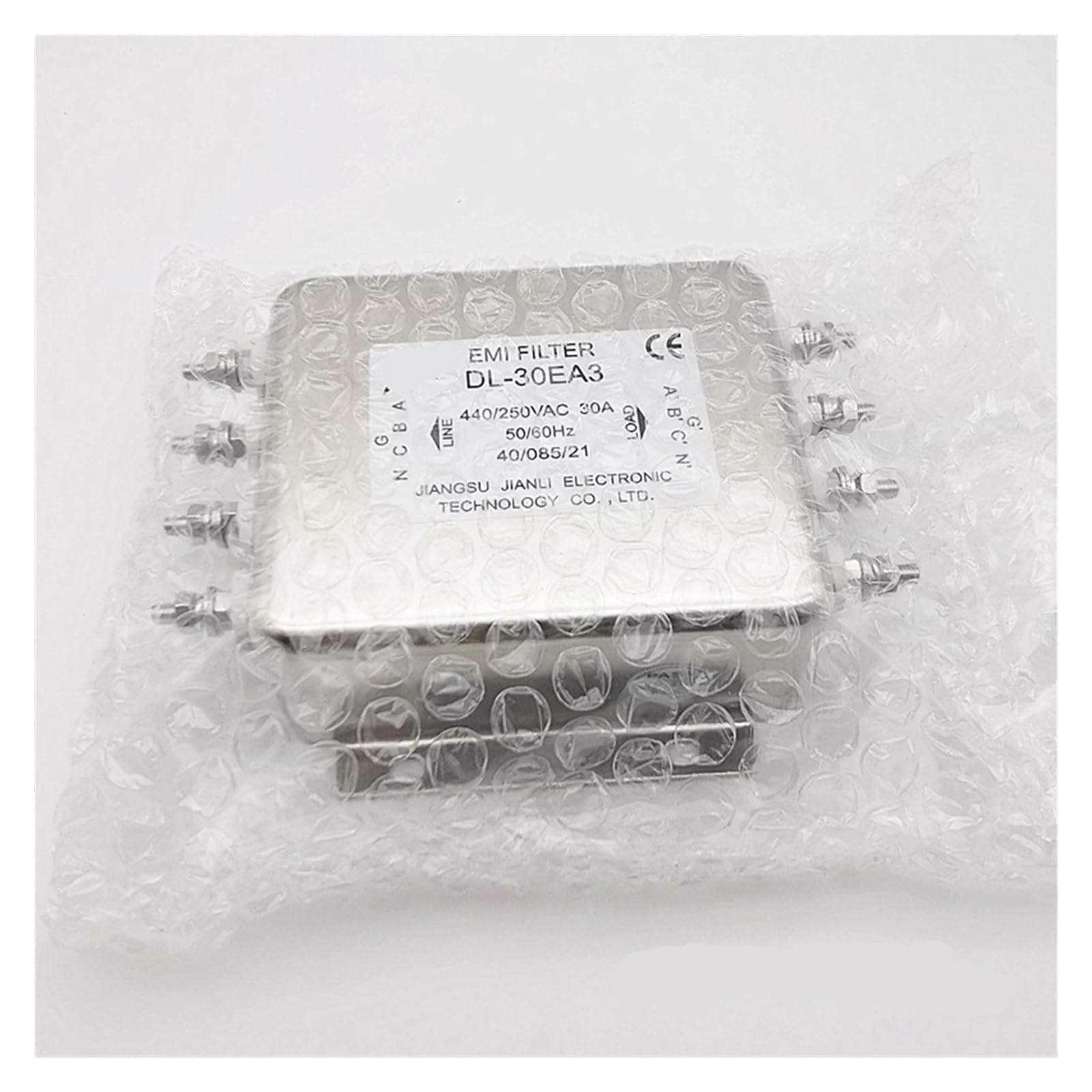 1 PCS Power Filter DL-50EA3 50A DL-10T1DL-30EA3DL-10DZ2 DL-20D1(DL -30EA3 Three Phase Four Wire 30A)
