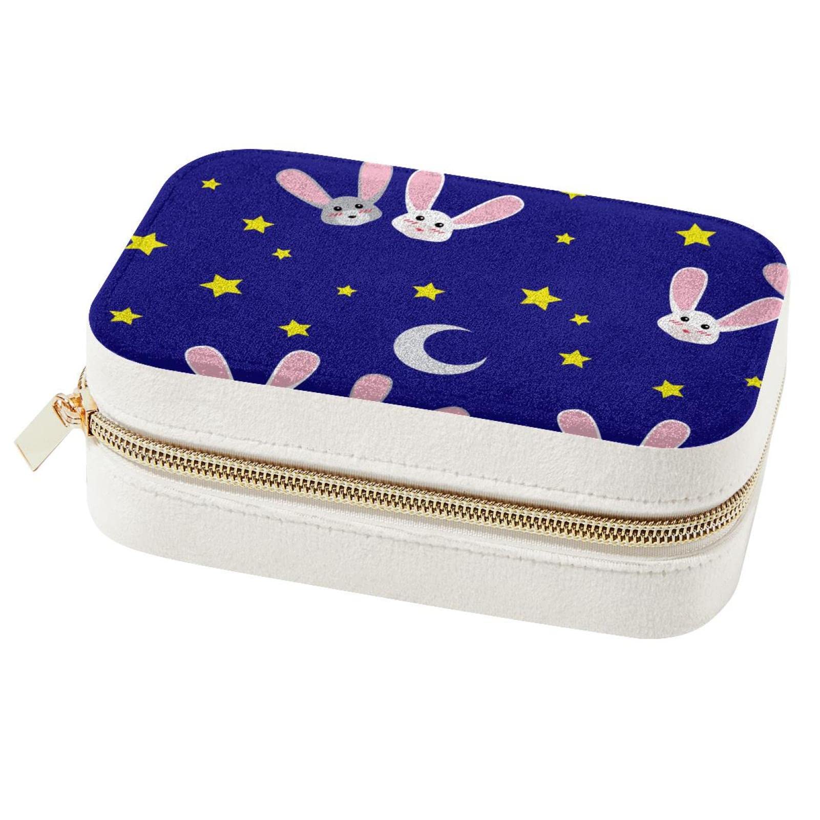 Boîte à bijoux lapin pour organiser vos accessoires lors de vos week-ends