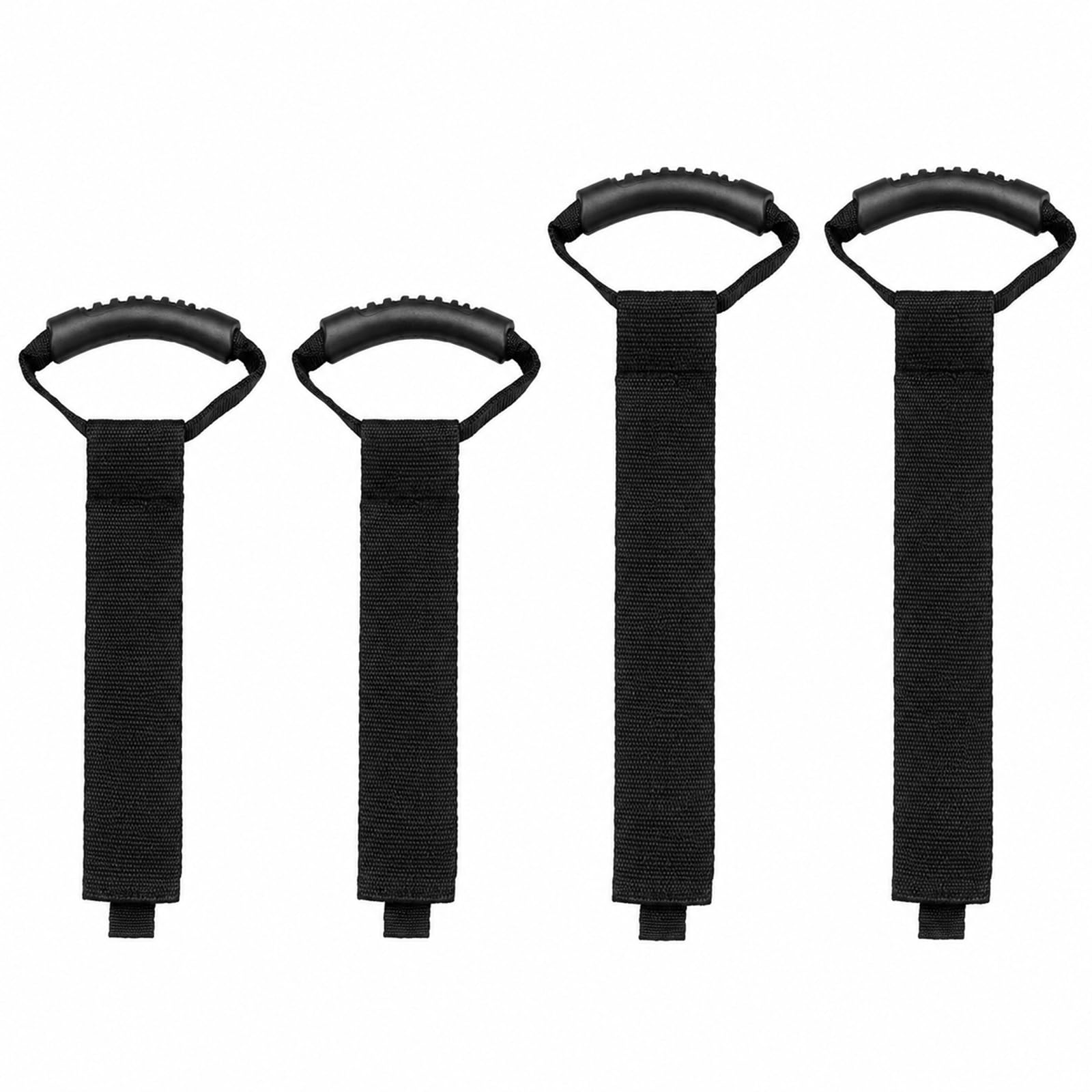 4 Pcs Straps Heavy Duty with Handles, 17 and 28 Inch Hook and Loop Set