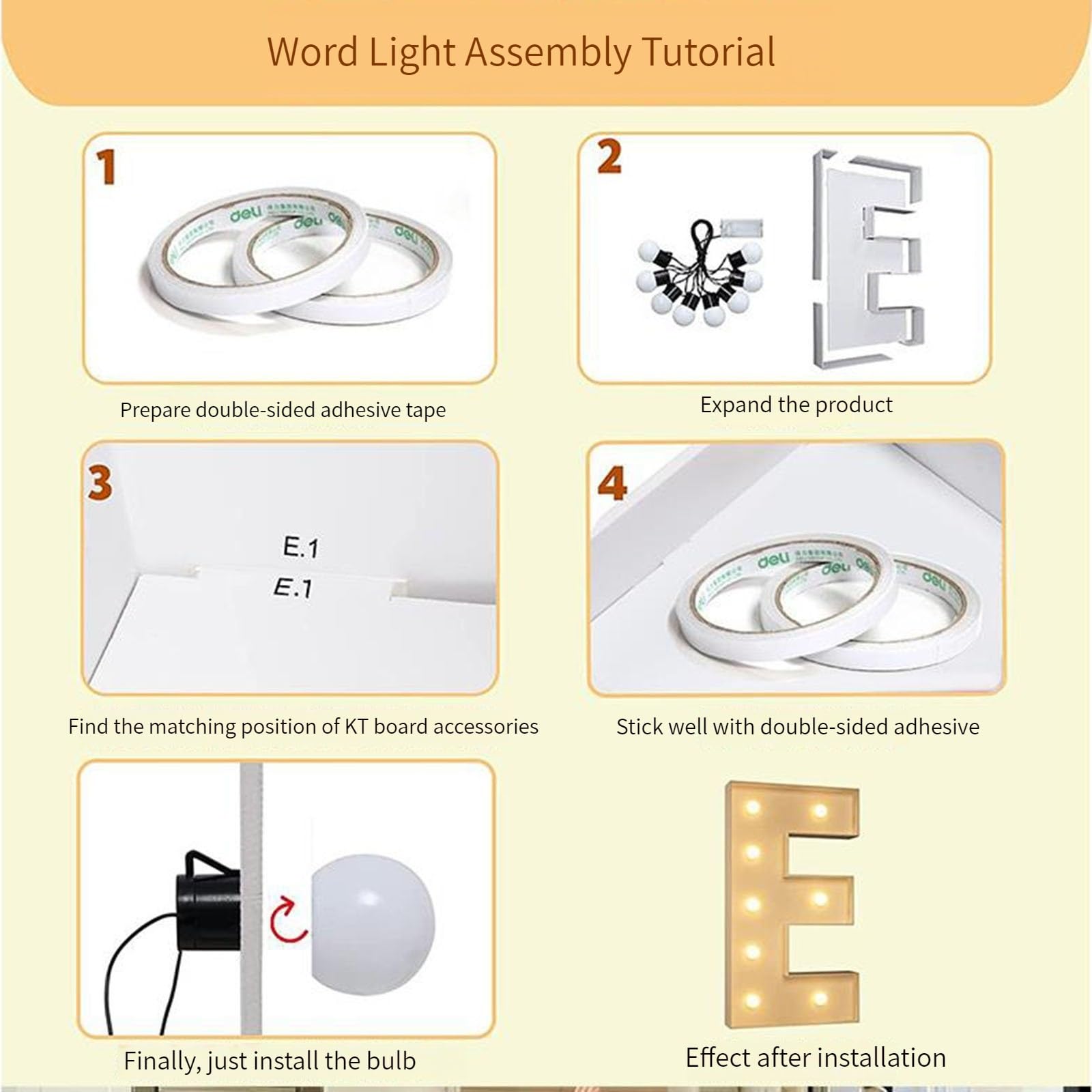Chiffres Lumineux de Chapiteau 70CM/100cm/120CM, Numéros de Mosaïque en Mousse KT avec Ampoule LED, Kit de Bricolage pour Décoration d'Anniversaire