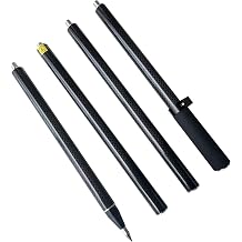 2M Carbon Fiber GPS Pole, 6FT Surveying Prism Pole, 4 Sections GPS Rover Rod, Total Station GNSS RTK Prism Pole for Land Surveying, OD32mm