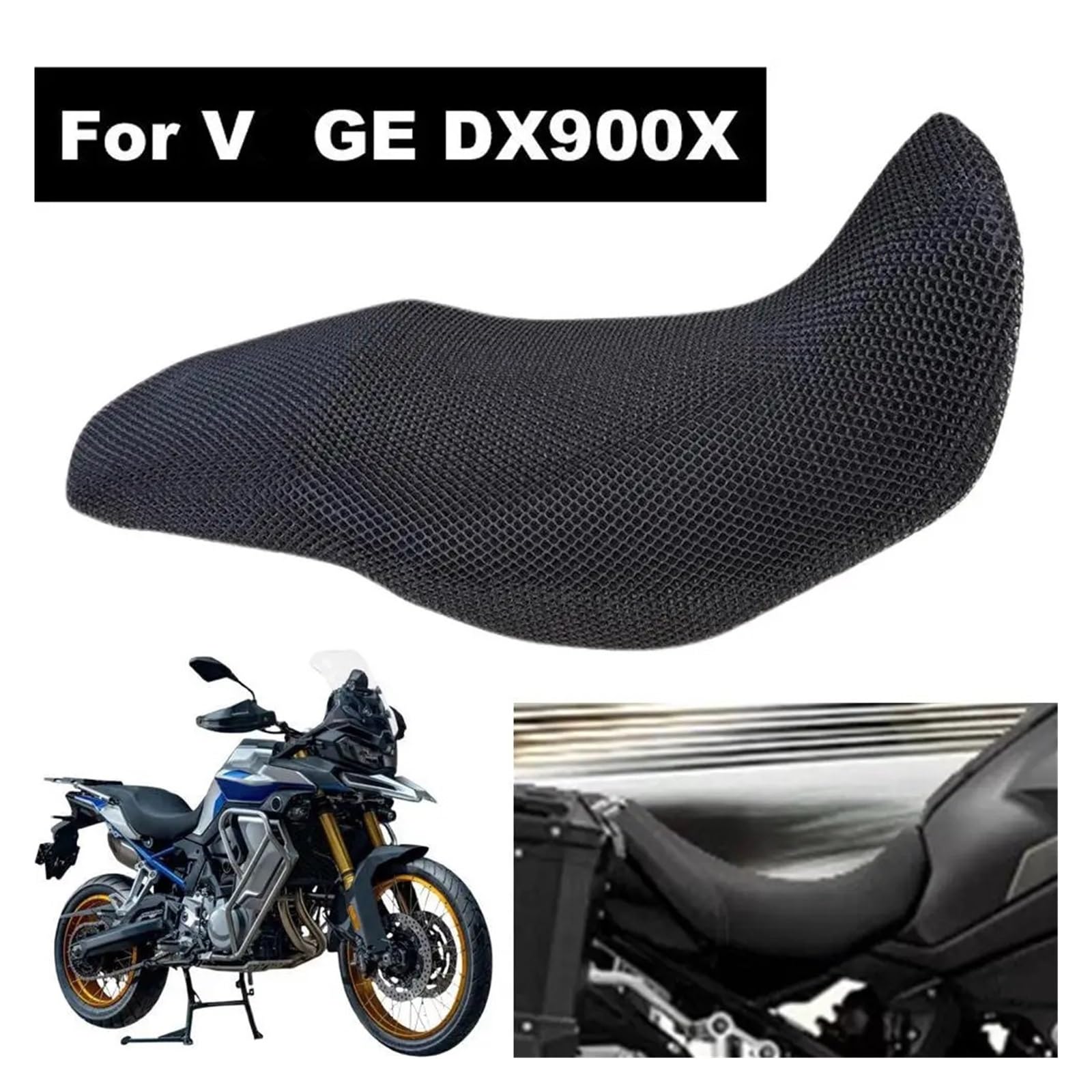 Motociclo Coprisedile Cuscino Coprisedile Con Cuscino Di Protezione Per VOGE DS900X DS900 900DS 900 DS DSX DSX900 900DSX Sella In Tessuto Di Nylon