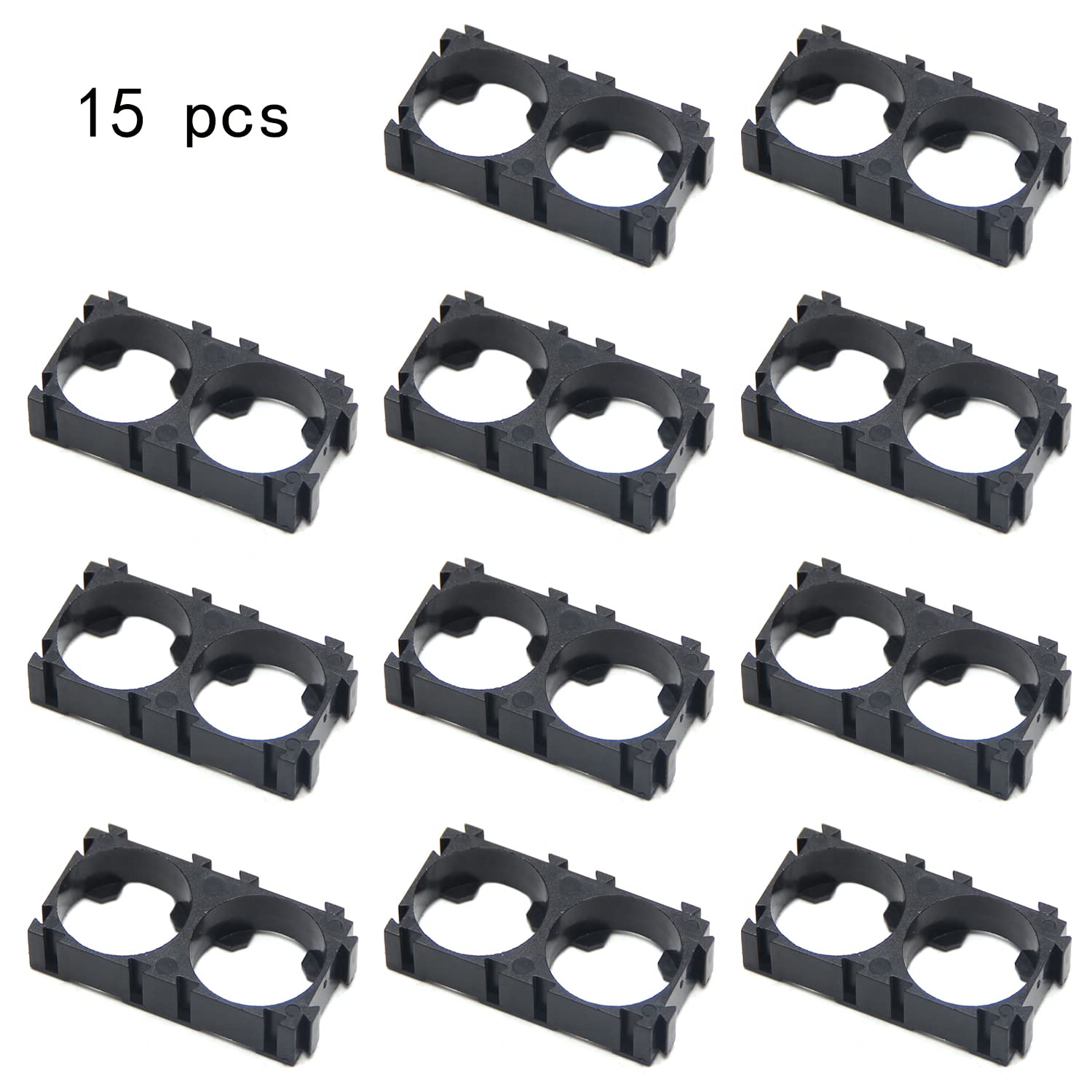 Kearding Soporte De Batería Recargable Células De Batería De Iones De Litio Marco Combinado Soporte De Soporte De Plastico Abs Baterias De General 18650mah 1 Enlace