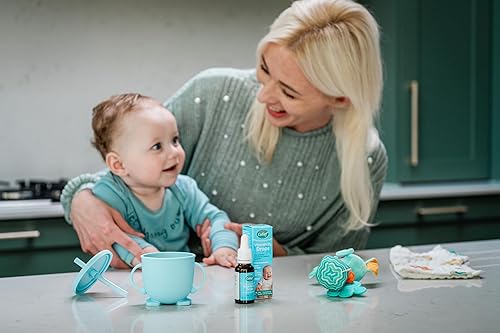 Miniatura 4 de Colief Vitamina D 3 gotas | Vitamina del sol del bebé para apoyo inmunológico | Suplemento líquido VIT D3 para bebés desde el nacimiento | Adecuado