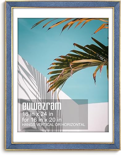 Miniatura 113 de Marco de gamuza de 10 x 13 pulgadas, marco individual, elegante marco verde de 10 x 13 pulgadas con paspartú para fotos de 8.5 x 11 pulgadas, para