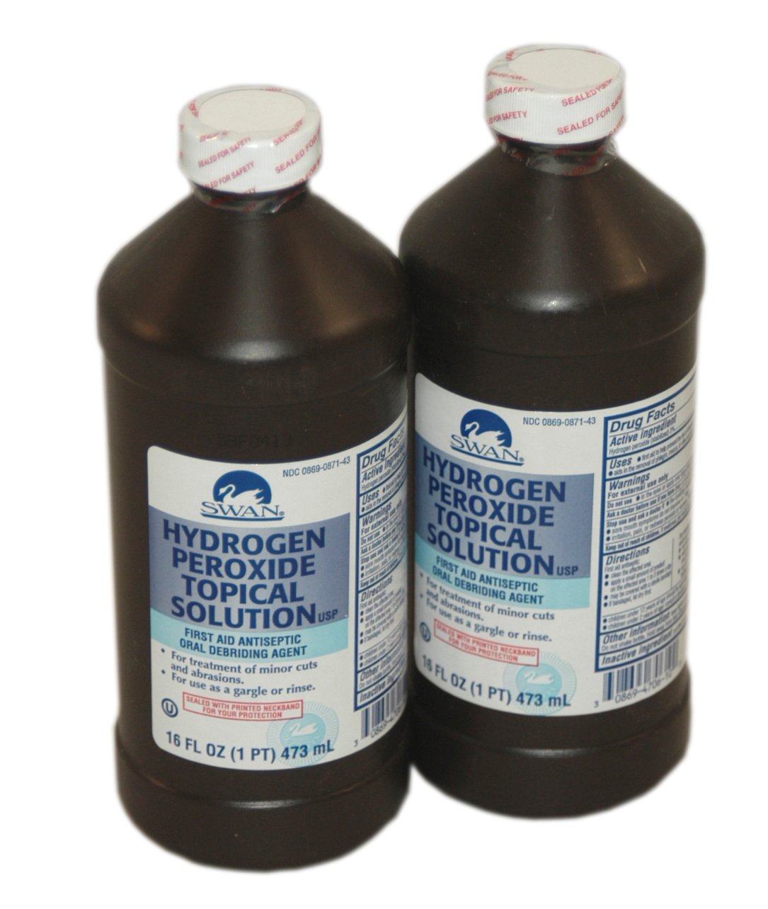 Pac-Kitby First Aid Only 12-800 3 Percent Hydrogen Peroxide Topical Solution, 16 oz Bottle