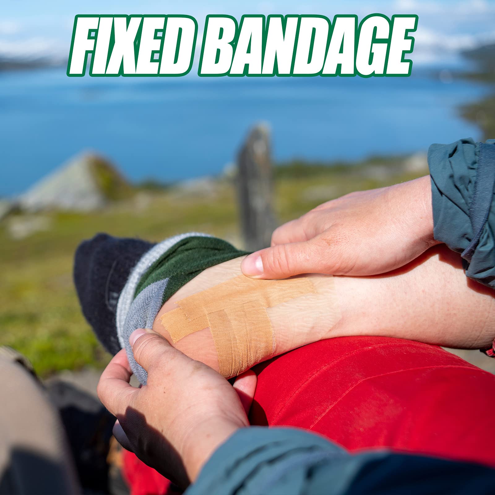 60 Pieces Transparent Stretch Adhesive Bandage Waterproof Wound - View #10