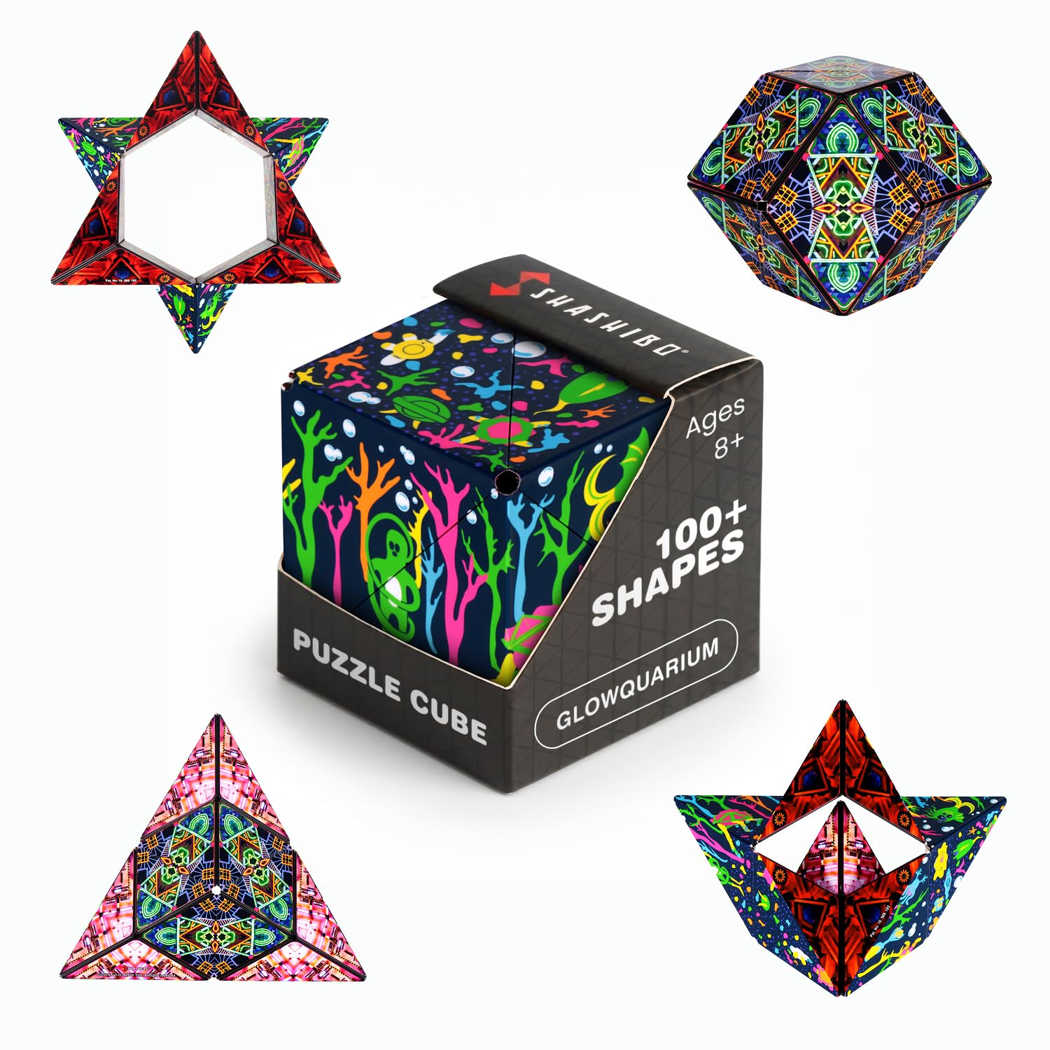 Shashibo DODECA Magnetic Puzzle Cube, Stress Relief Fidget Toy