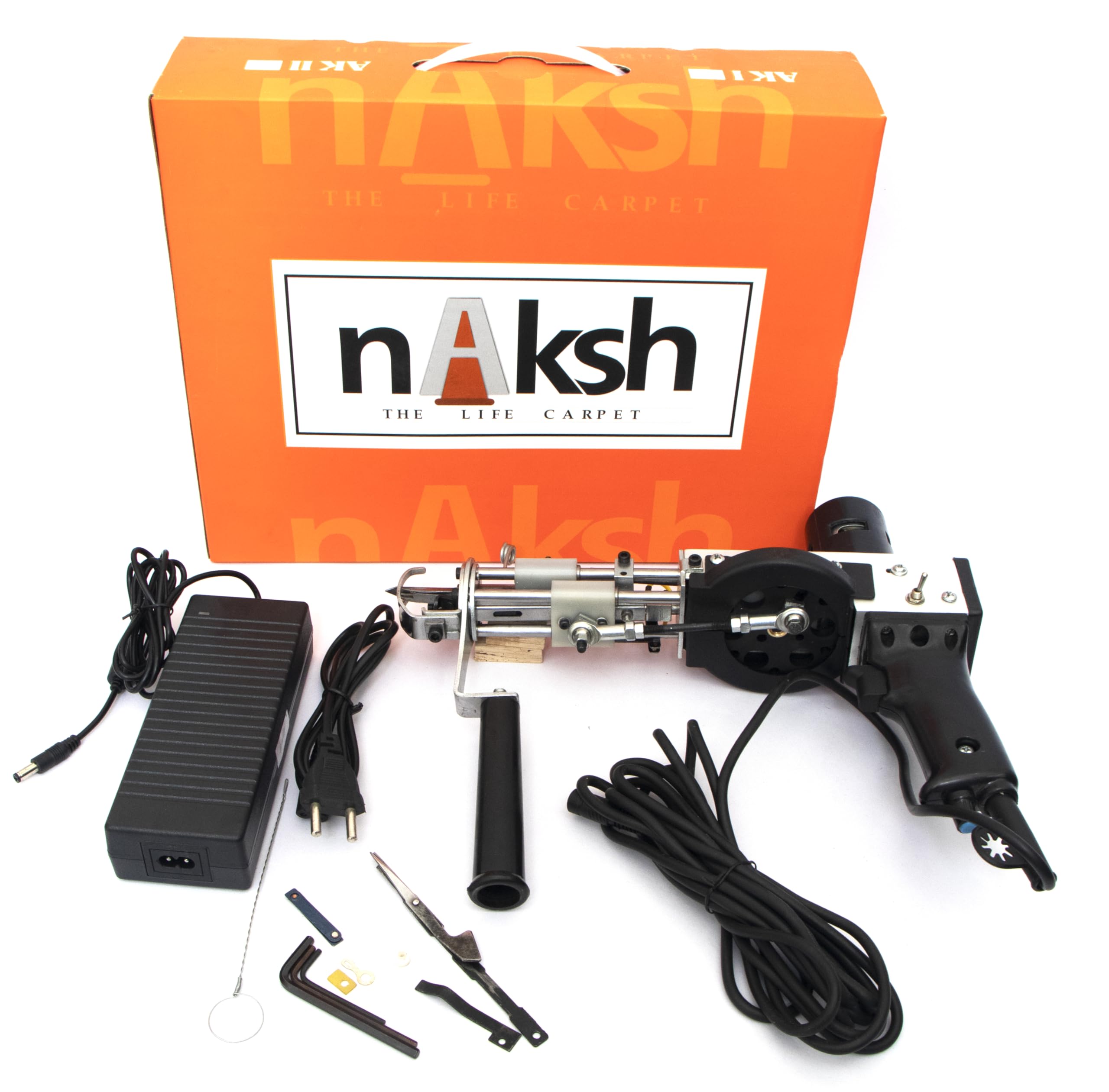Duo NK01 2-in-1 Electric Tufting Machine/Gun for Rug Making, Carpet Weaving Machine Best Industrial Rug Making Tufting Tools, Perfect for Beginners and Professionals (Black)-image-33