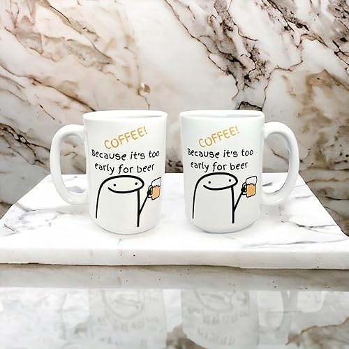 Miniatura 4 de Divertida taza de café de 15 onzas, café, taza de té, cerveza, impresa en ambos lados, día de San Valentín, cumpleaños, trabajo de oficina, jefe,